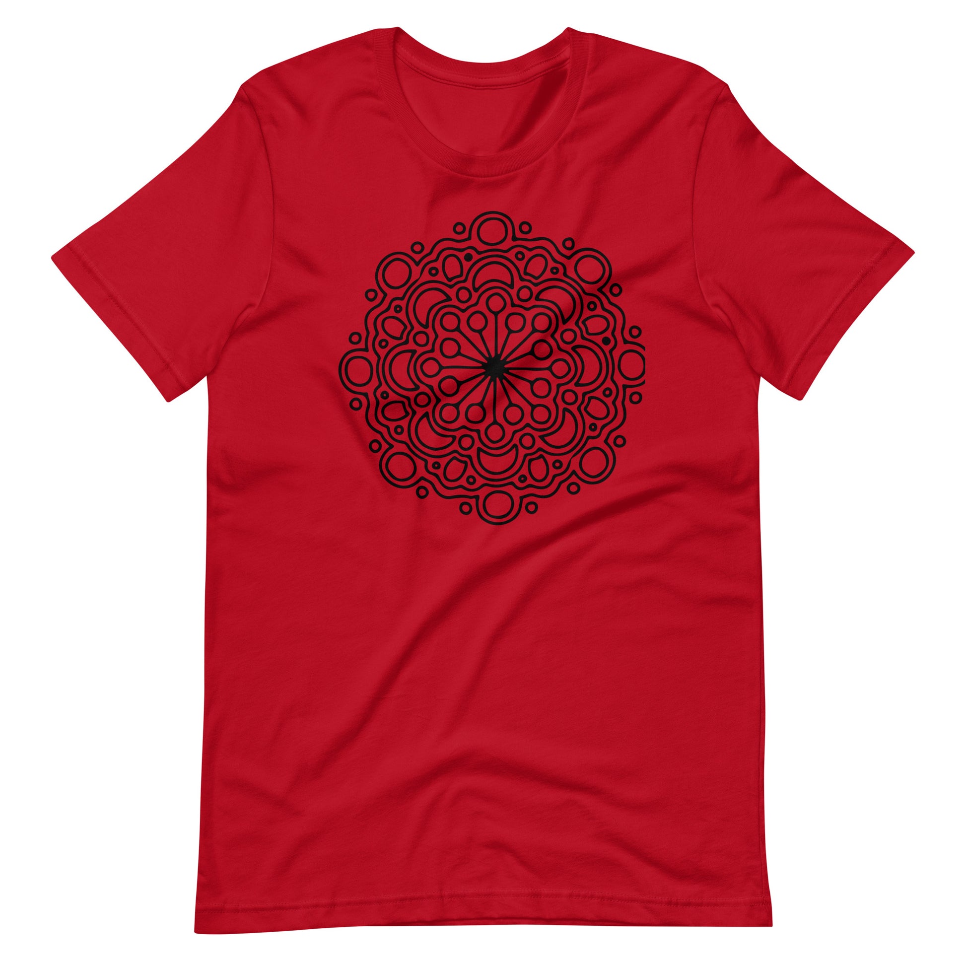 Printagon - Mandala 151 - T-shirt - Red / XS