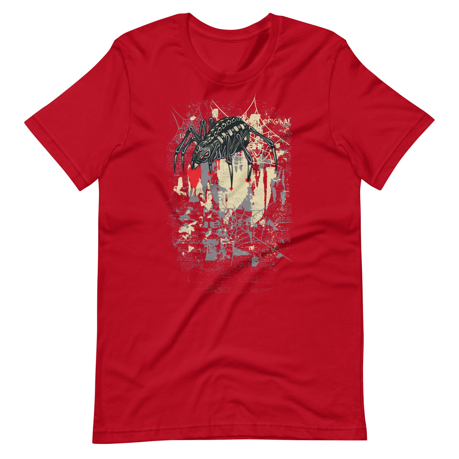 Printagon - Spider - T-shirt - Red / XS