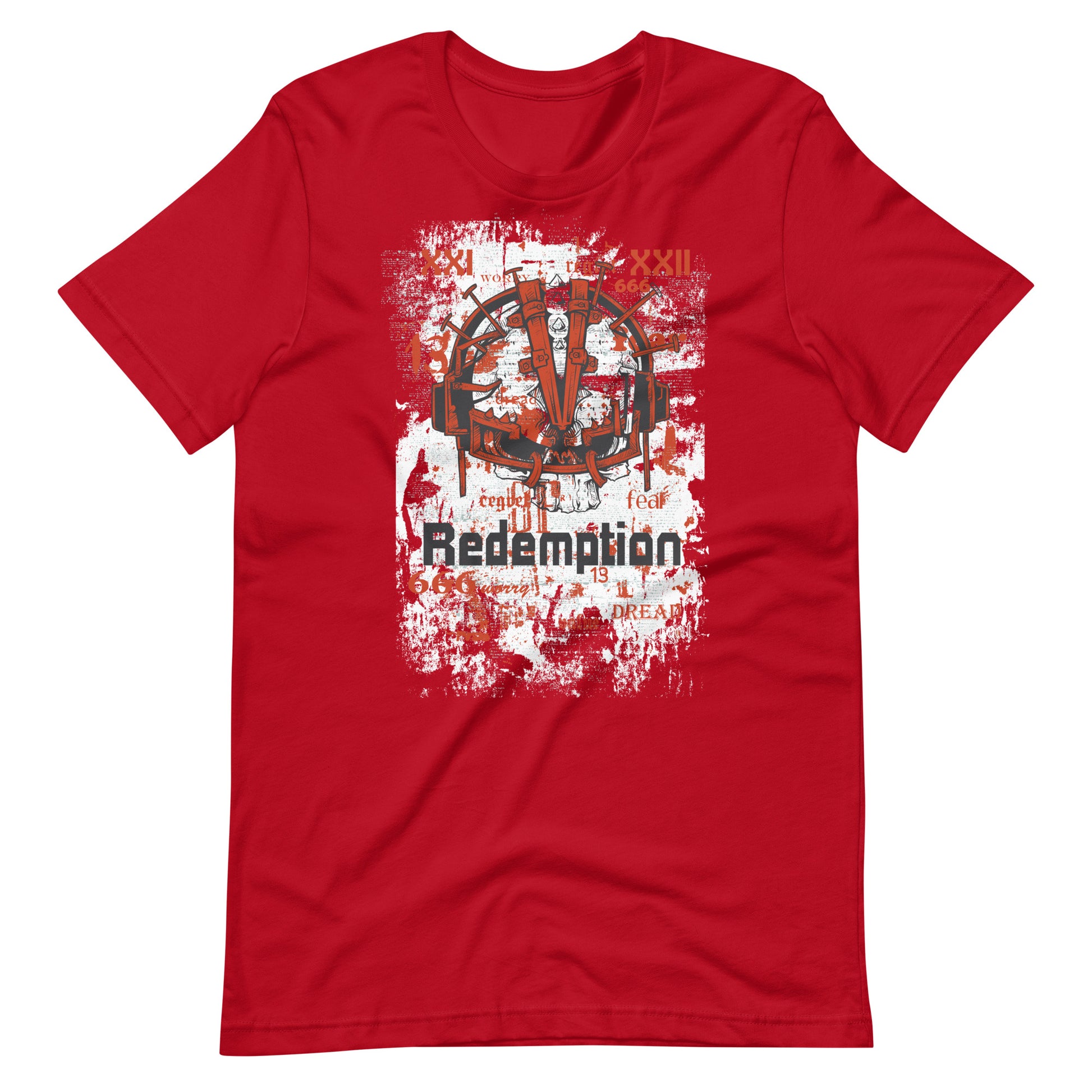 Printagon - Redemption - T-shirt - Red / XS