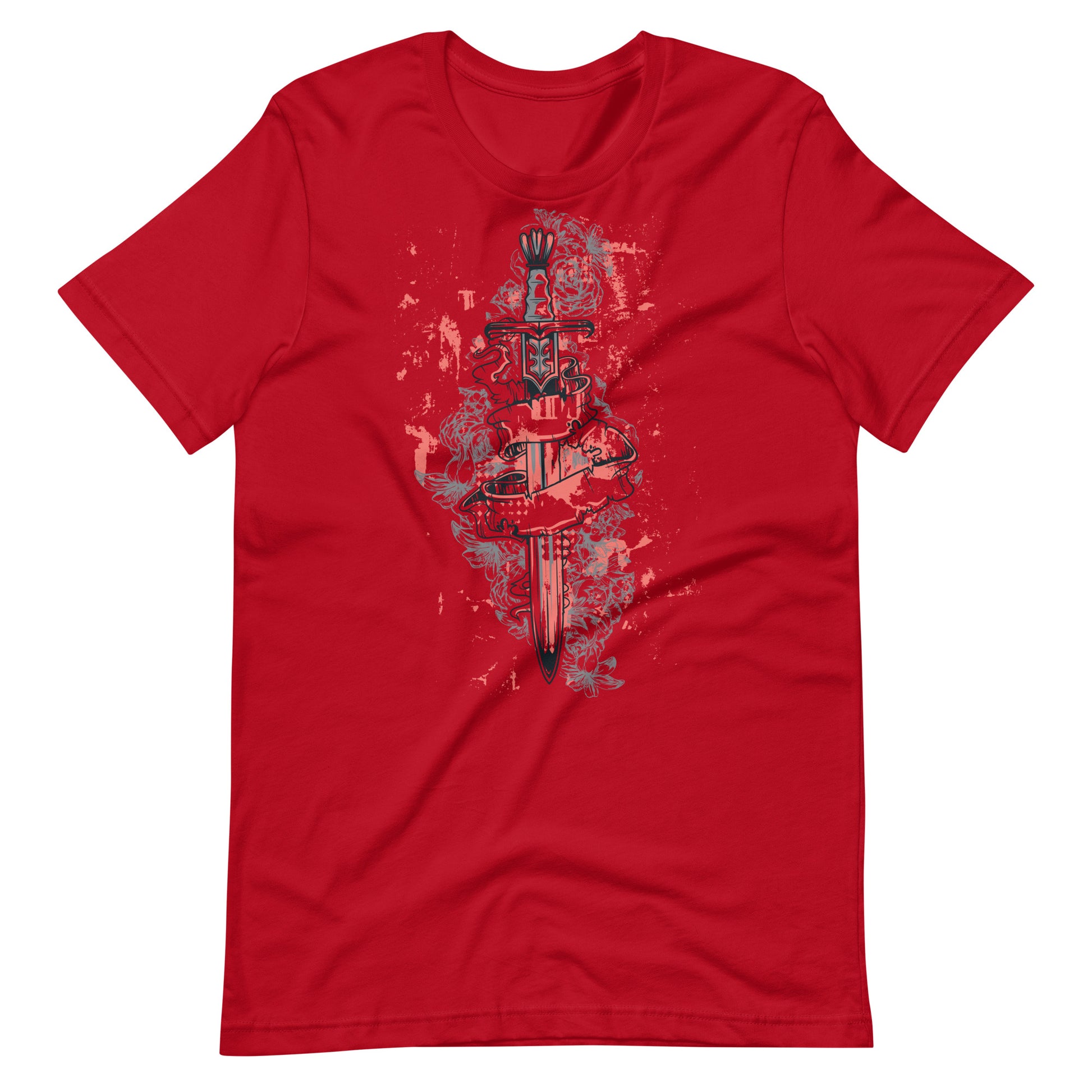 Printagon - Magical Sword - T-shirt - Red / XS