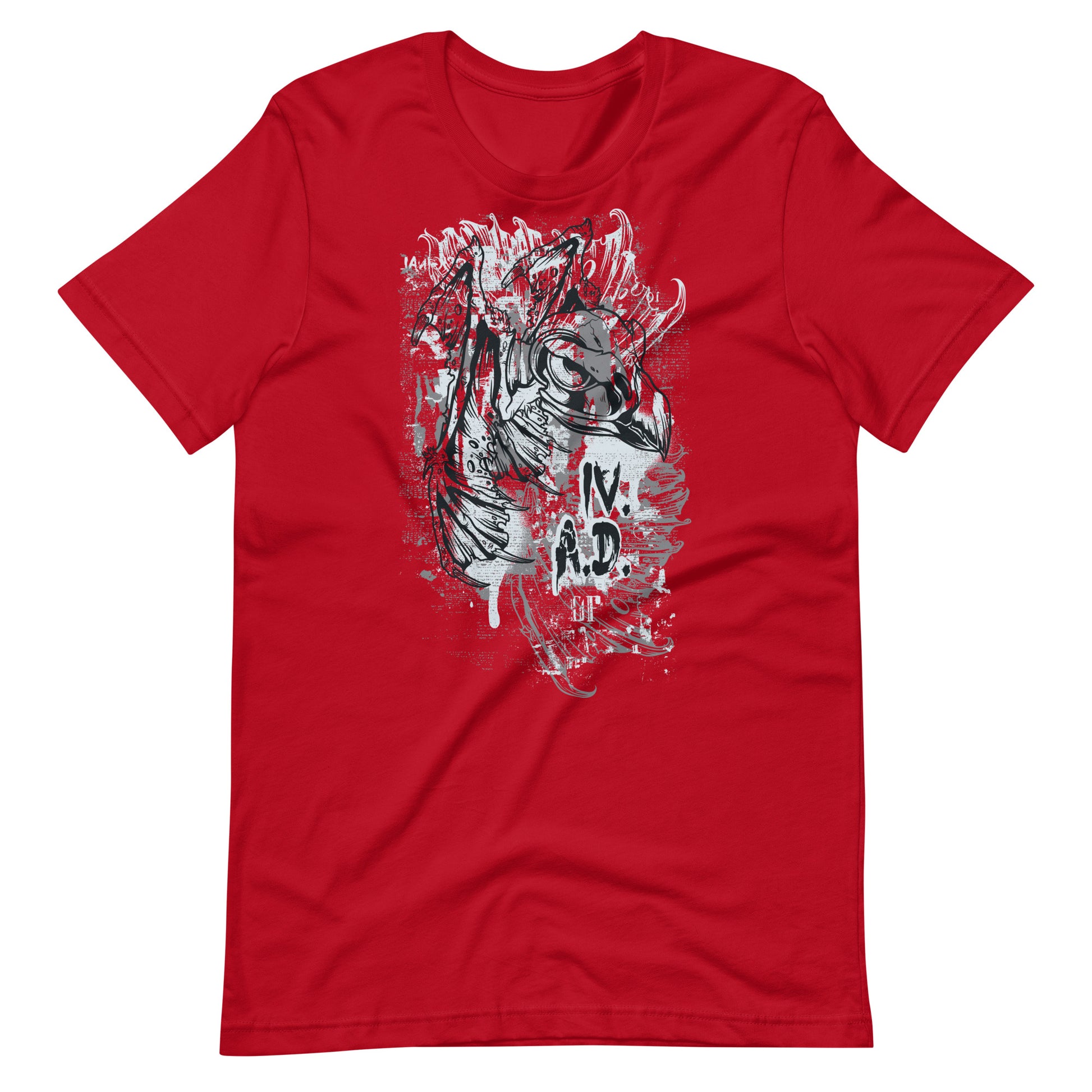 Printagon - IV A.D T-shirt - Red / XS