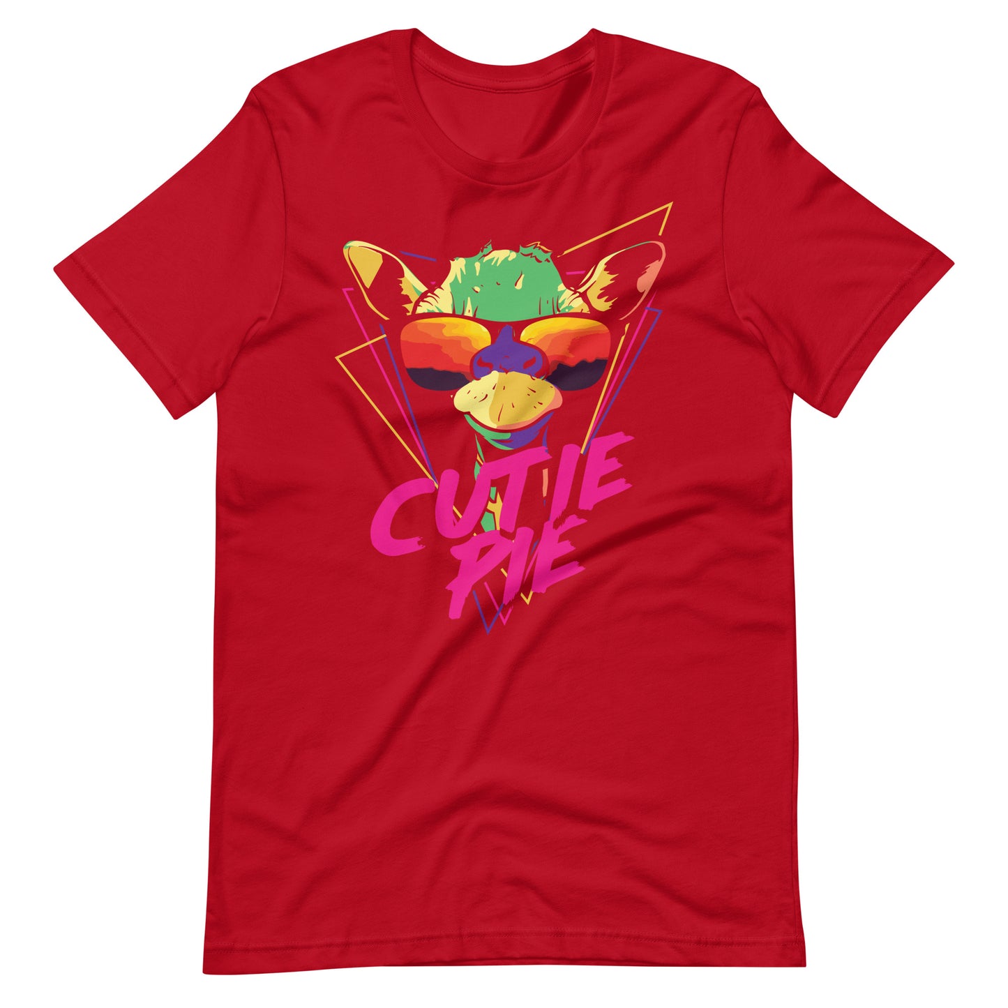 Printagon - Cutie Pie - Unisex T-shirt - Red / XS