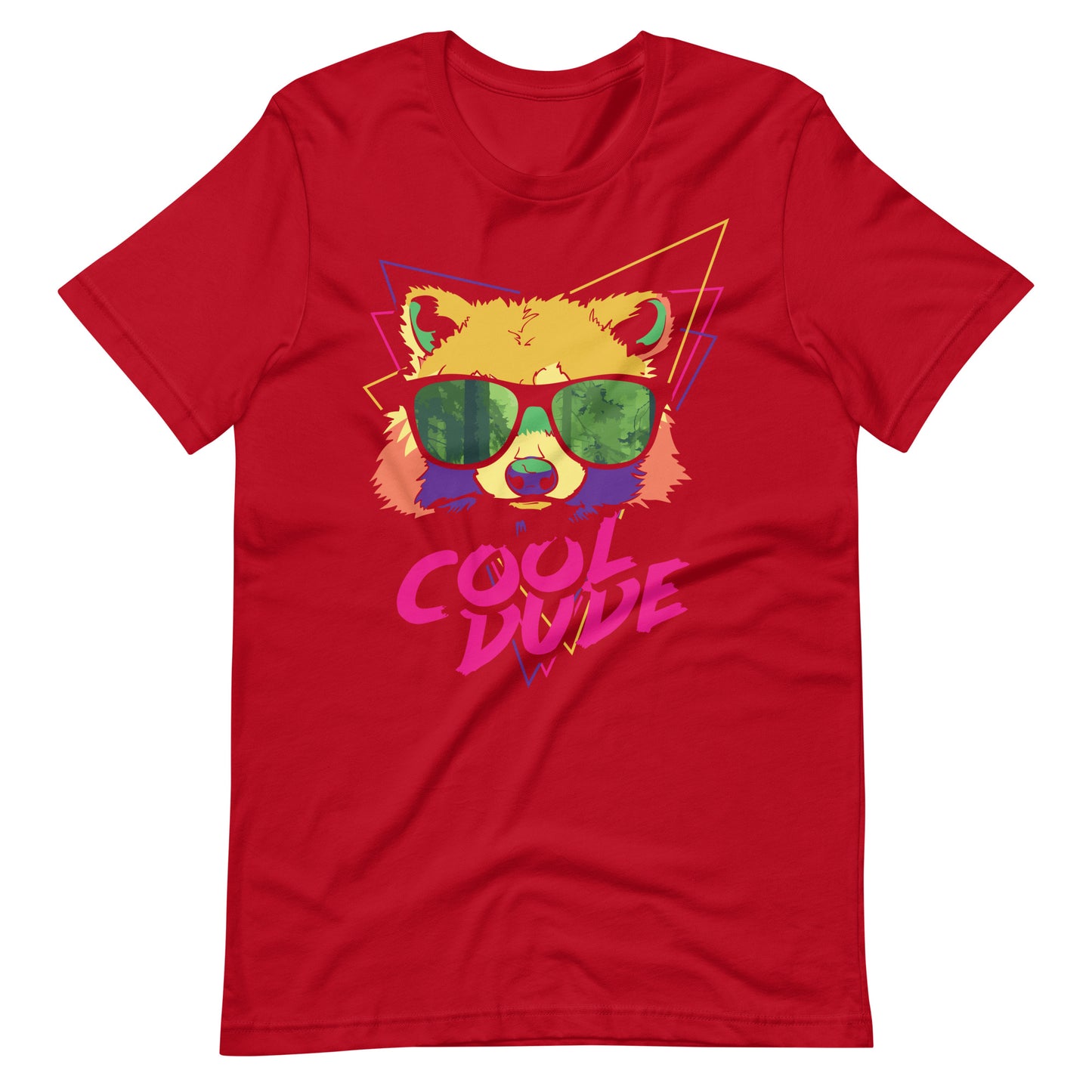 Printagon - Cool Dude - Unisex T-shirt - Red / XS