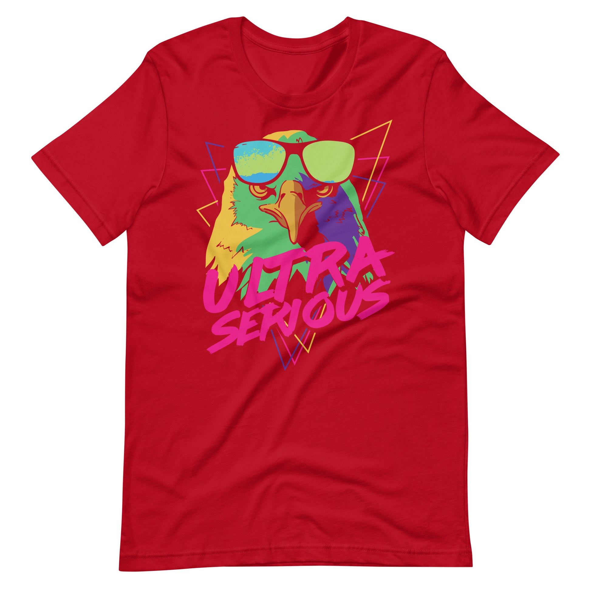 Printagon - Ultra Serious - Unisex T-shirt - Red / XS