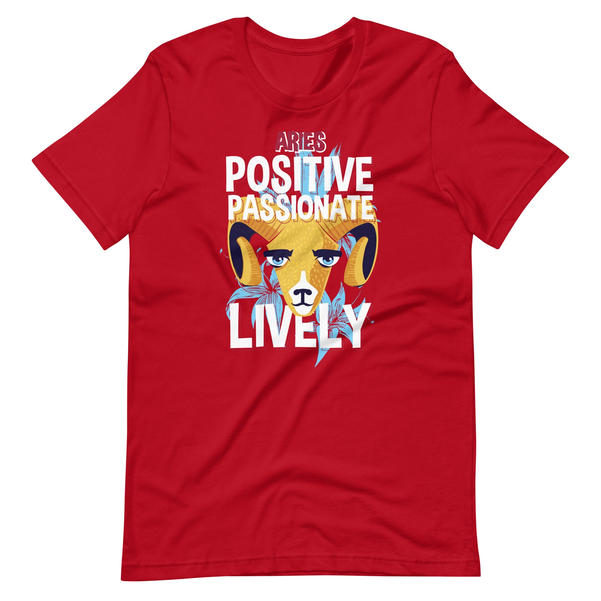 Printagon - Aries - T-shirt - Red / XS