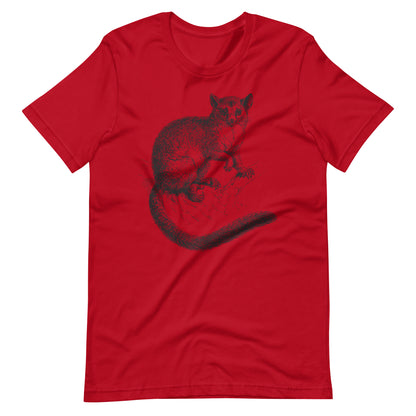 Printagon - The Fox - Unisex T-shirt - Red / XS