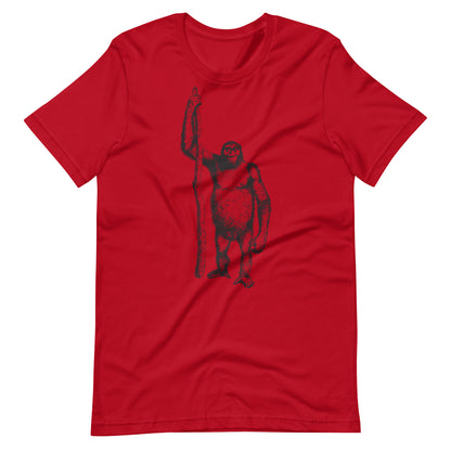 Printagon - Gorilla - Unisex T-shirt - Red / XS