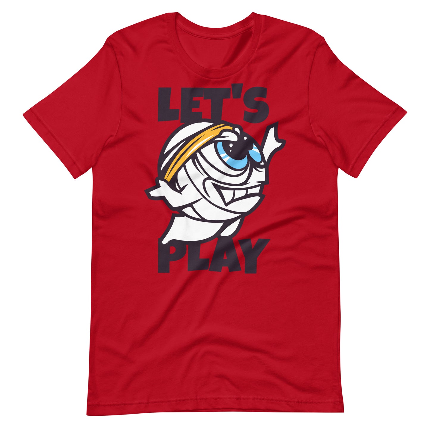 Printagon - Let's Play - Unisex T-shirt - Red / XS