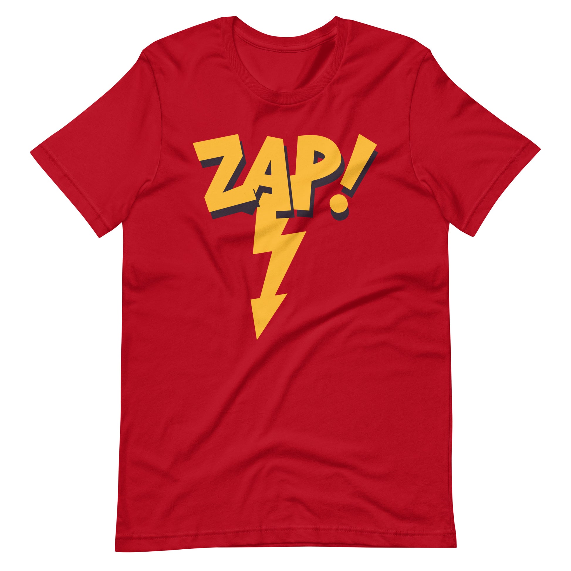 Printagon - Zap! - Unisex T-shirt - Red / XS