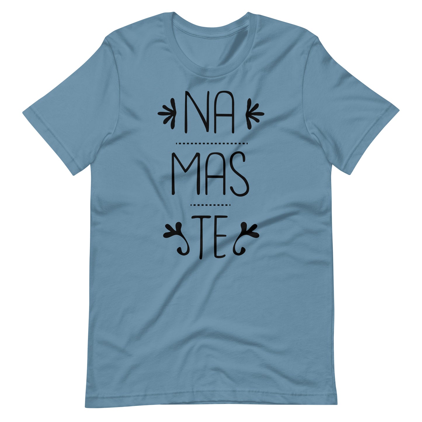 Printagon - Namaste - Unisex T-shirt - Steel Blue / S