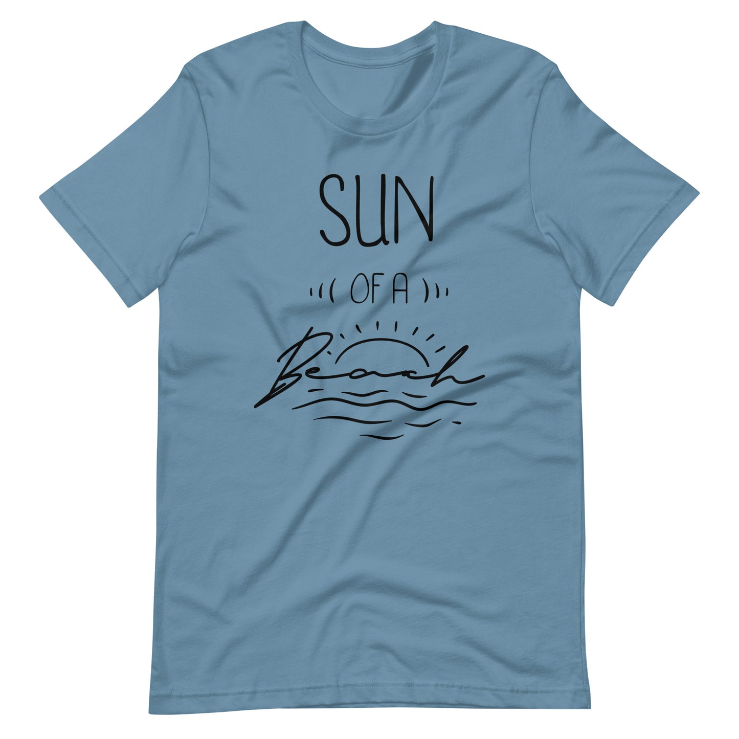 Sun Of A Beach - Unisex T-shirt - Steel Blue / S Printagon