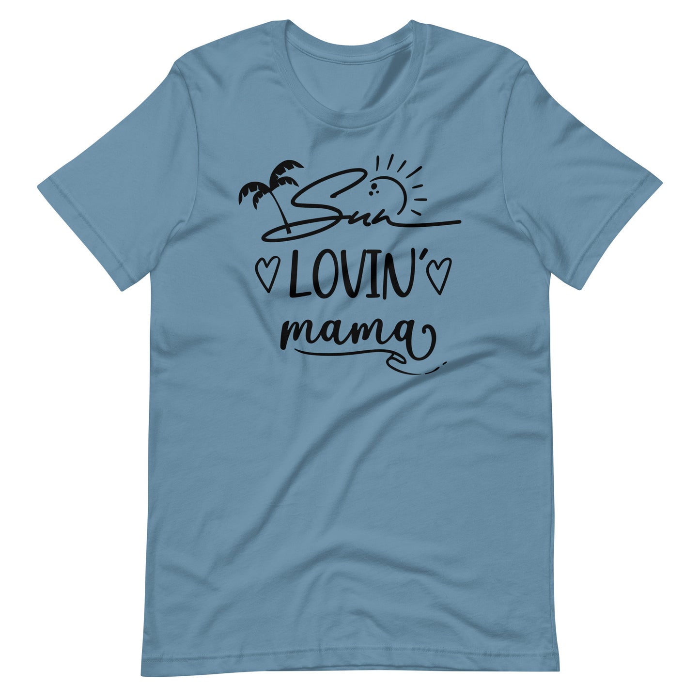 Sun Lovin Mama - T-shirt - Steel Blue / S Printagon