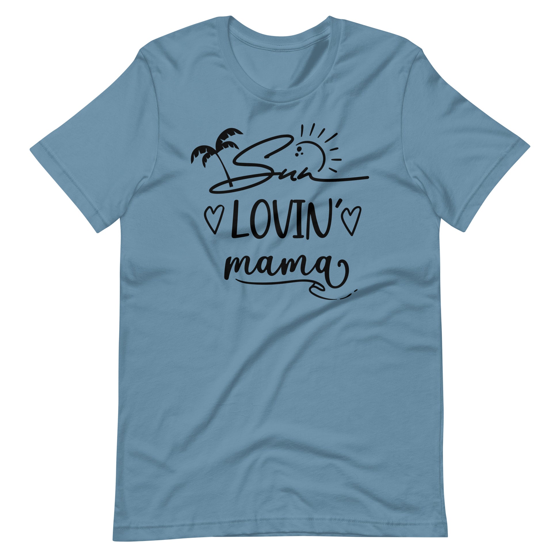 Sun Lovin Mama - T-shirt - Steel Blue / S Printagon