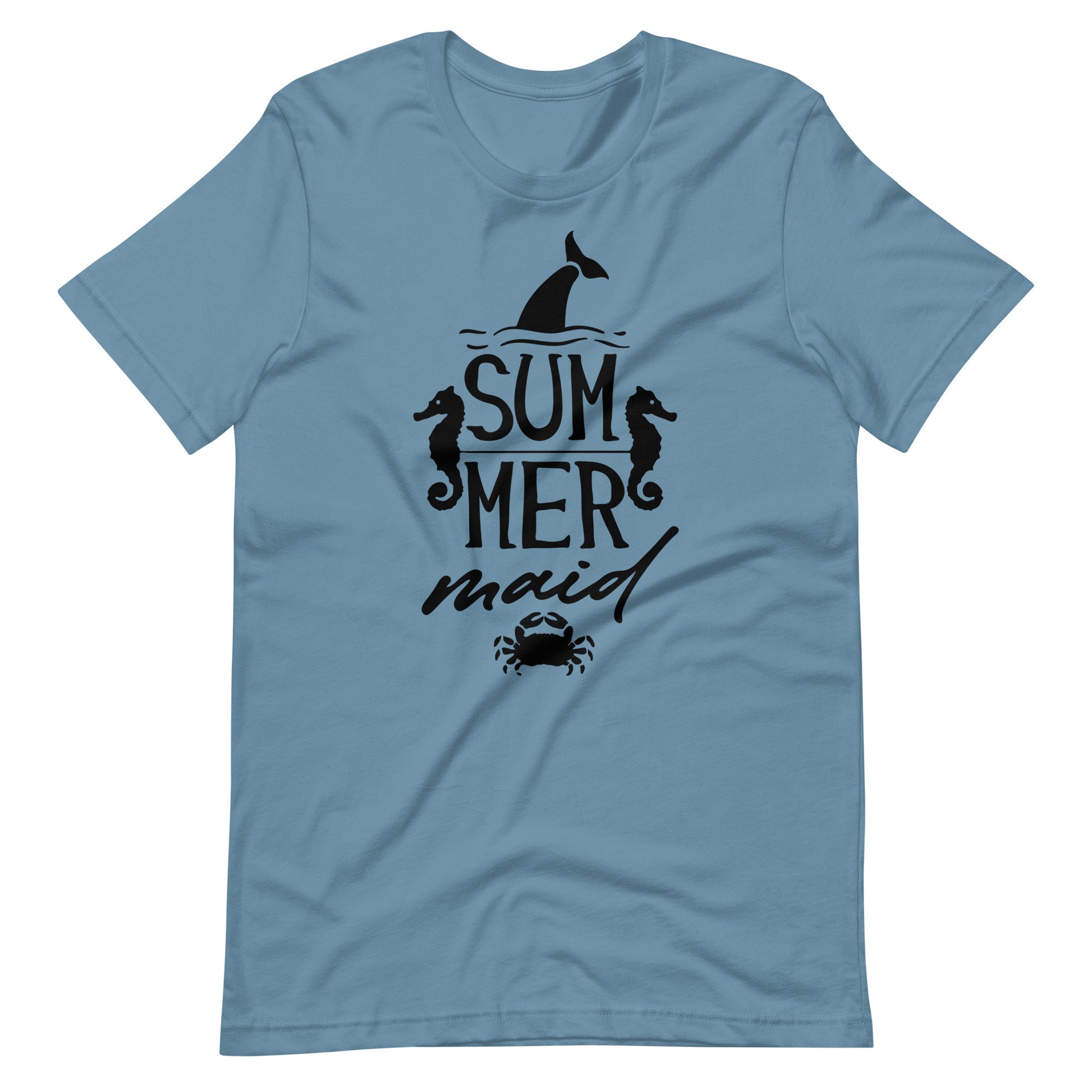 Summer Maid - Unisex T-shirt - Steel Blue / S Printagon