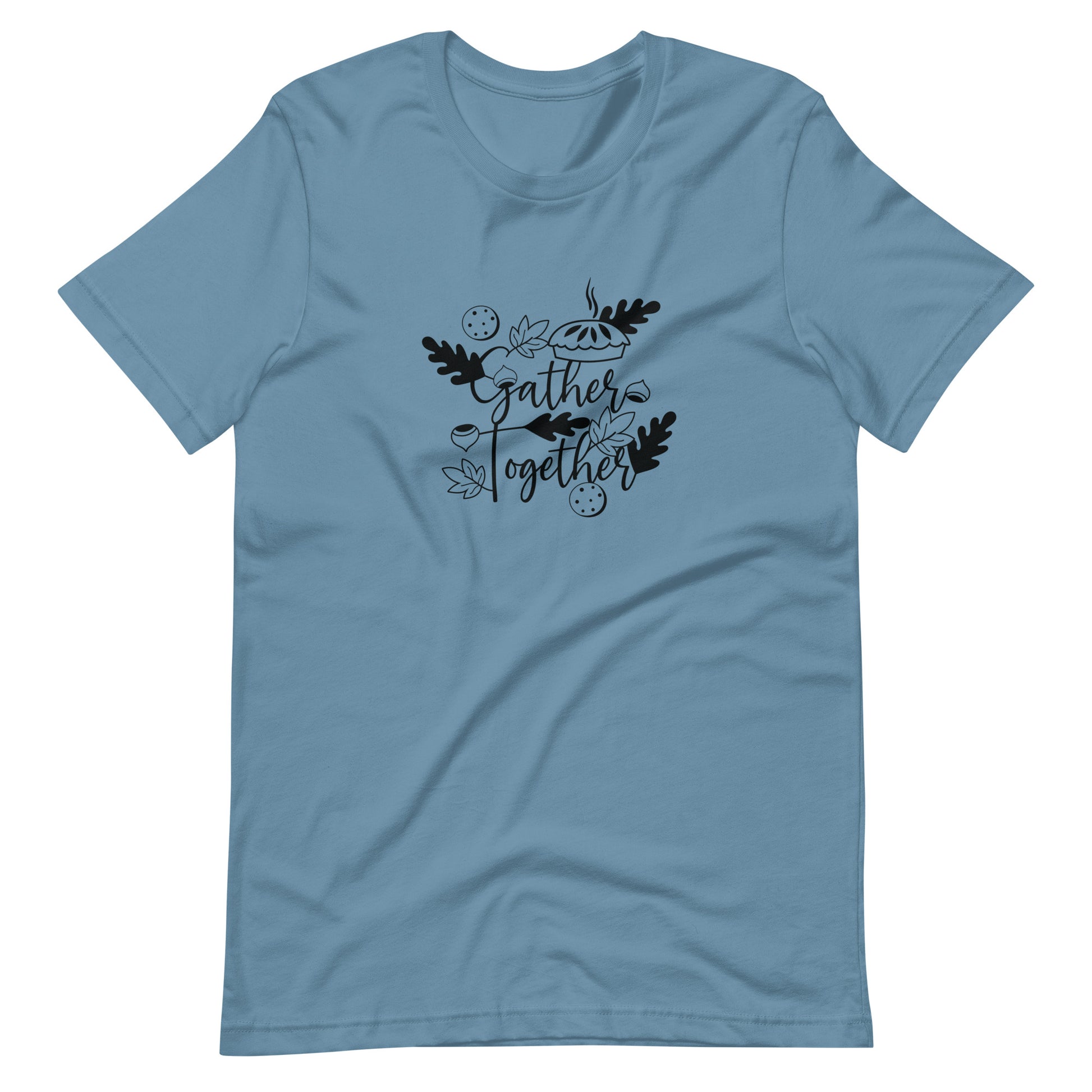 Printagon - Gather Together - Unisex T-shirt - Steel Blue / S