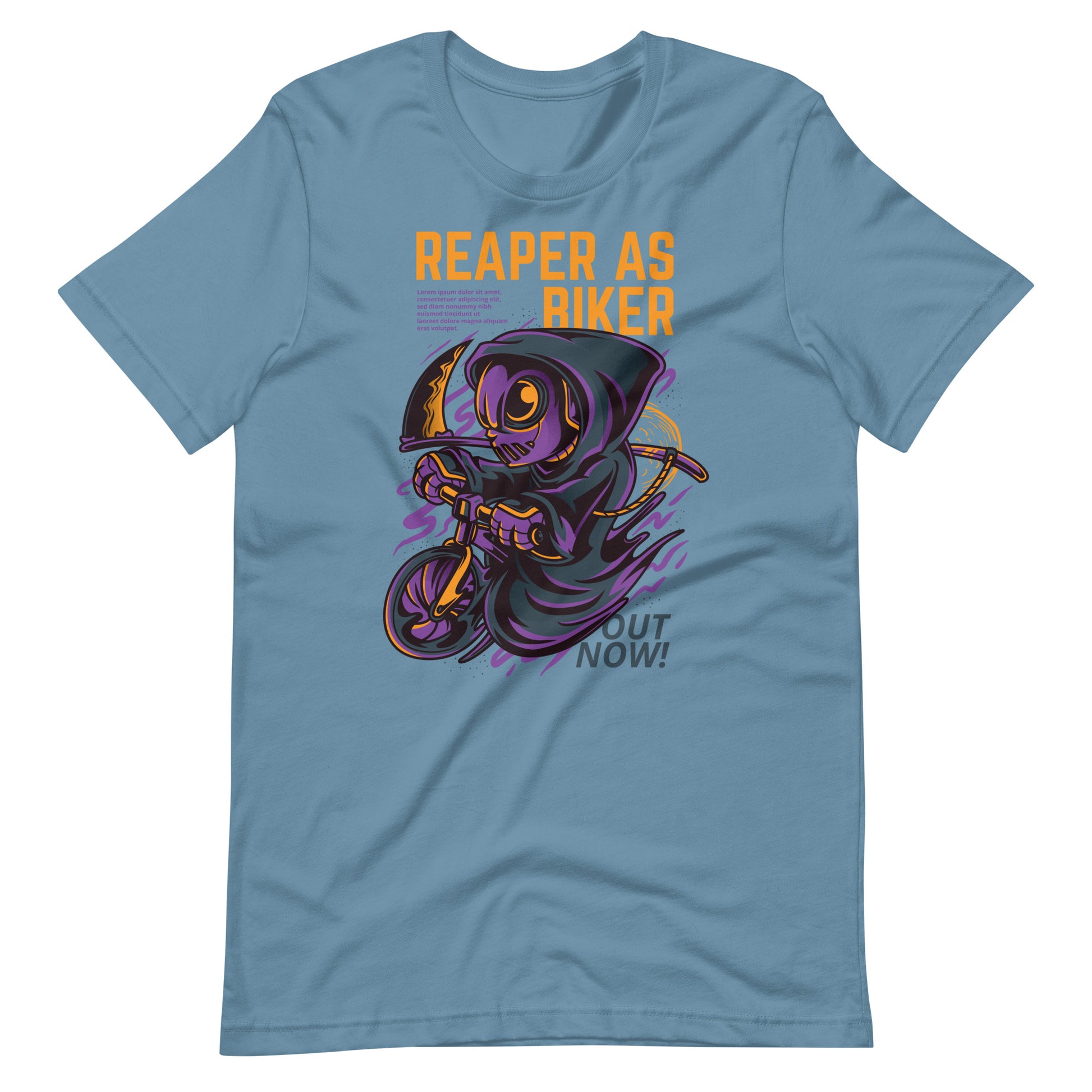 Printagon - Reaper As Riker - T-shirt - Steel Blue / S