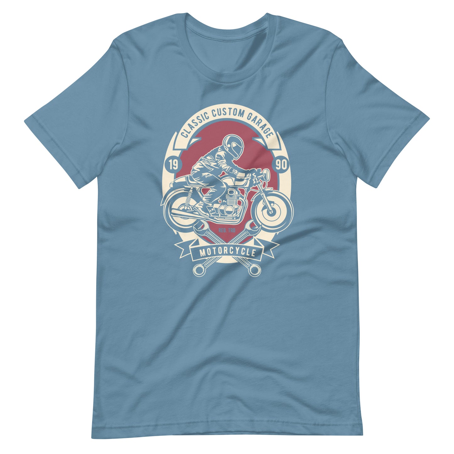 Printagon - Classic Custom Garage - T-shirt - Steel Blue / S