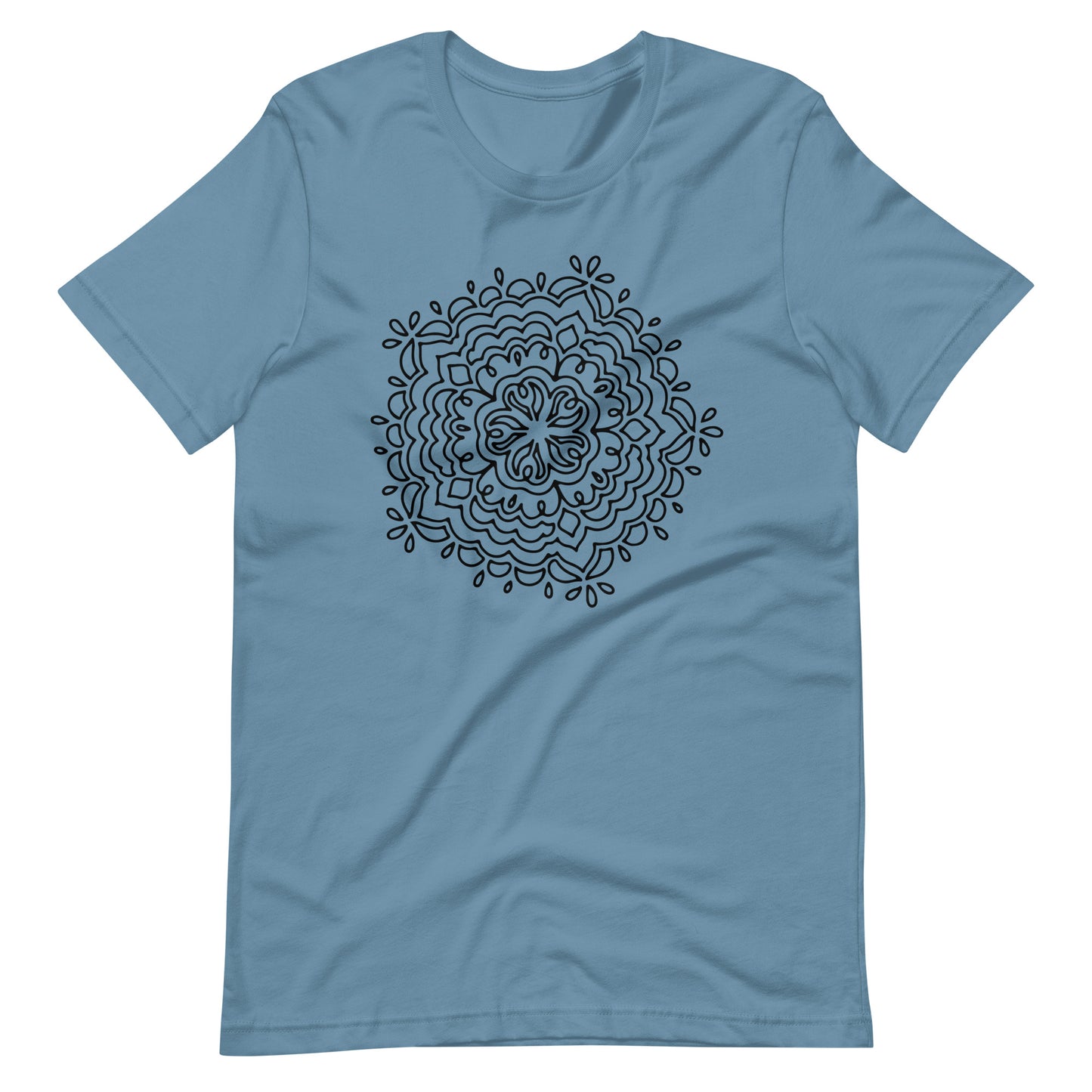 Printagon - Mandala 137 - T-shirt - Steel Blue / S