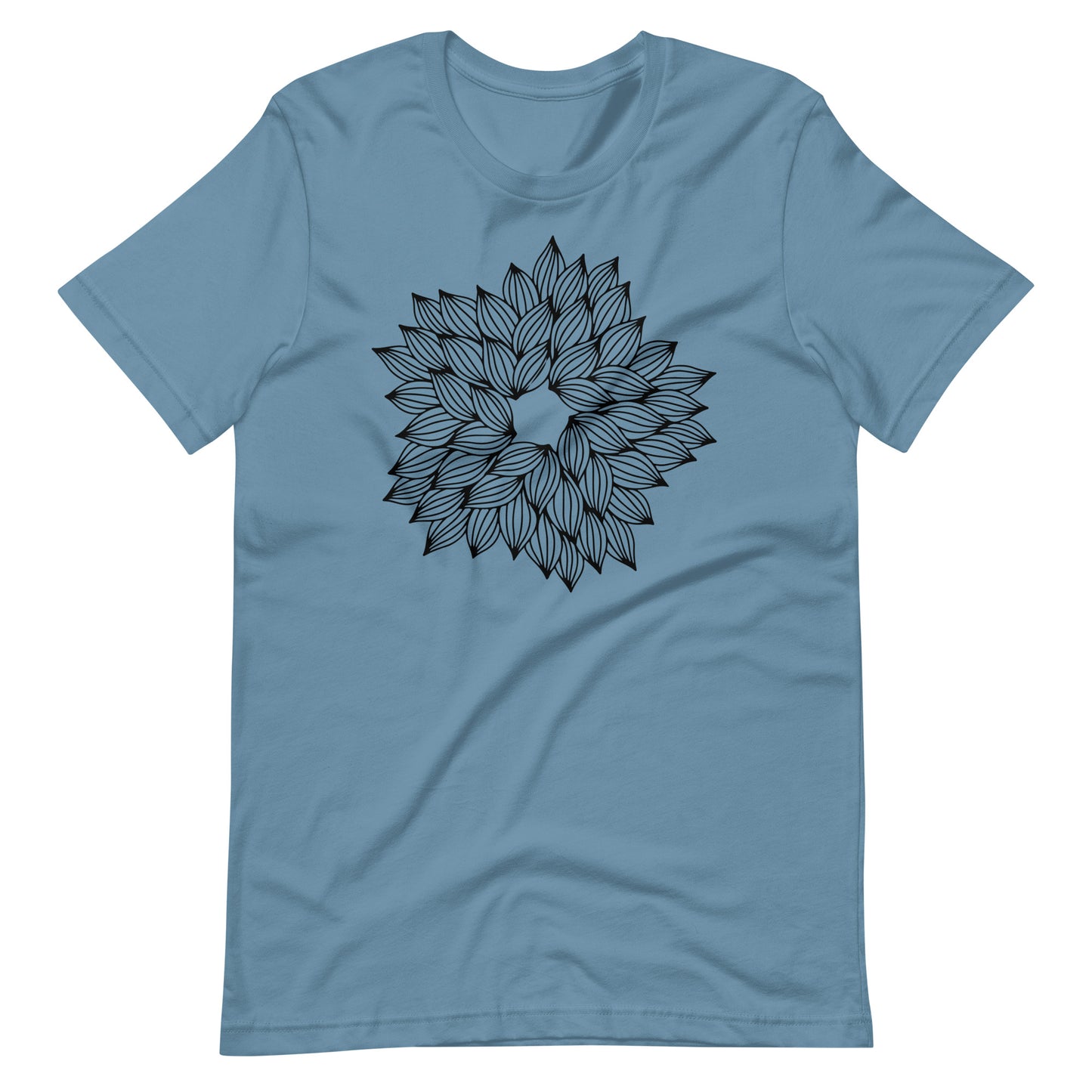 Printagon - Mandala 139 - T-shirt - Steel Blue / S