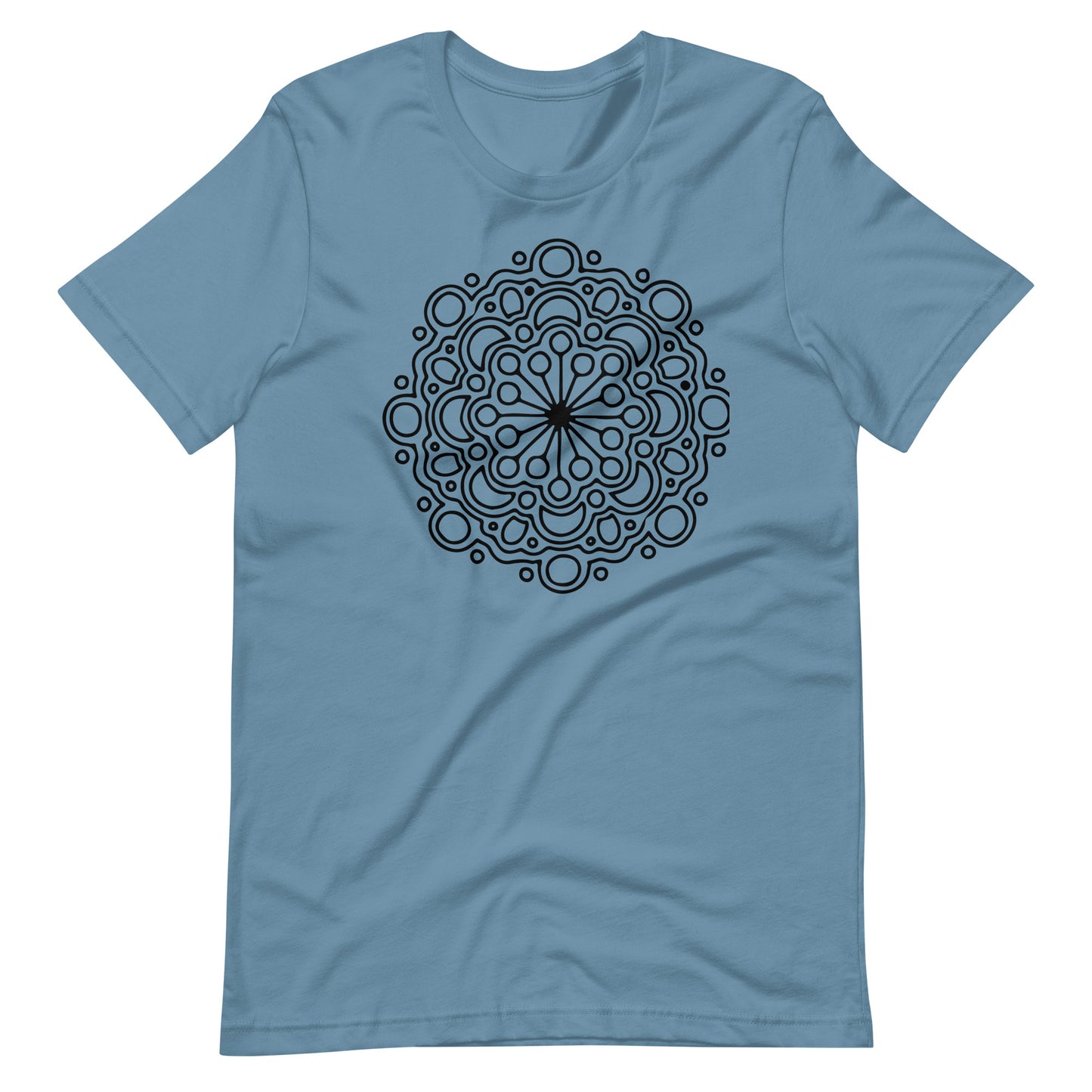 Printagon - Mandala 151 - T-shirt - Steel Blue / S