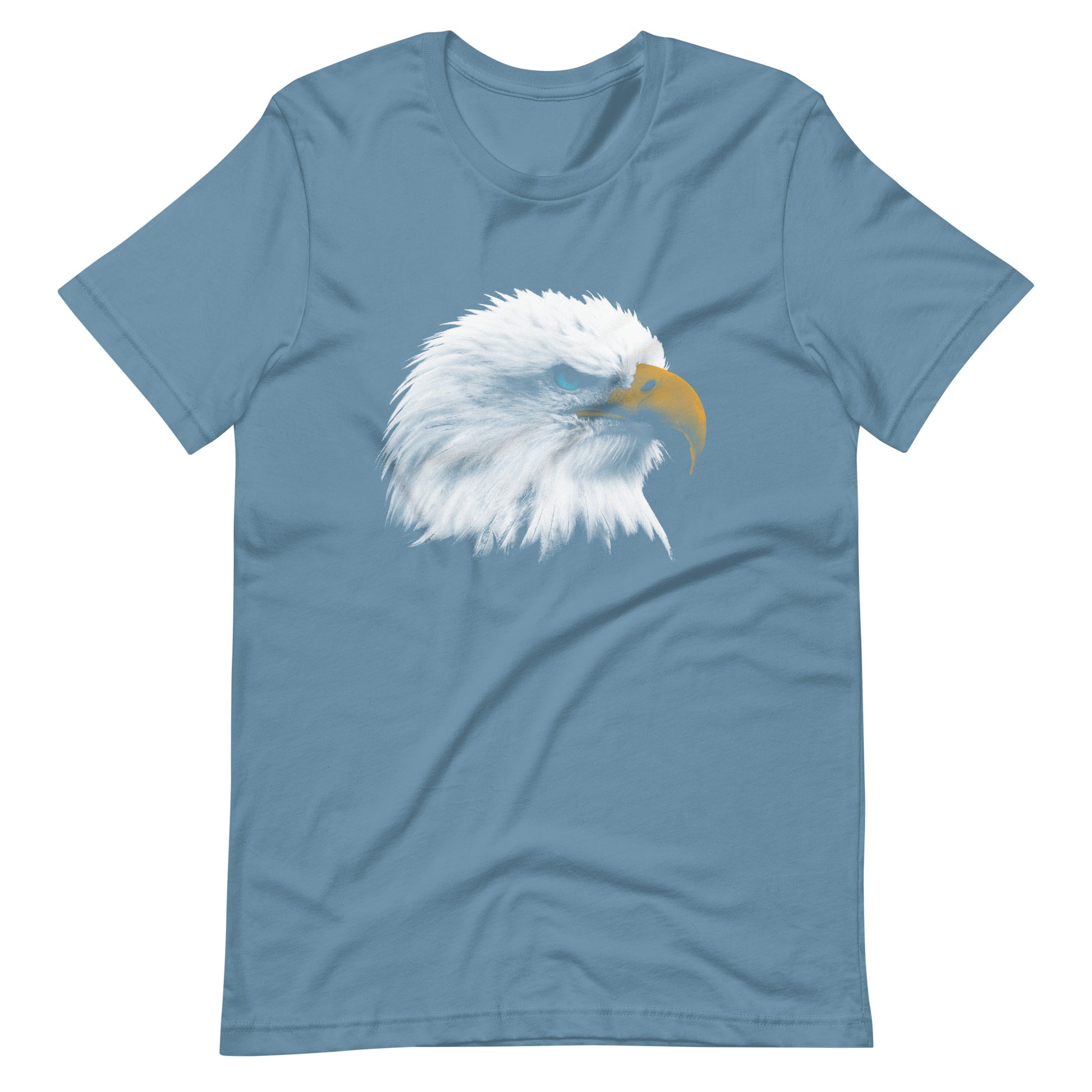 Printagon - Bald Eagle 002 - Unisex T-shirt - Steel Blue / S