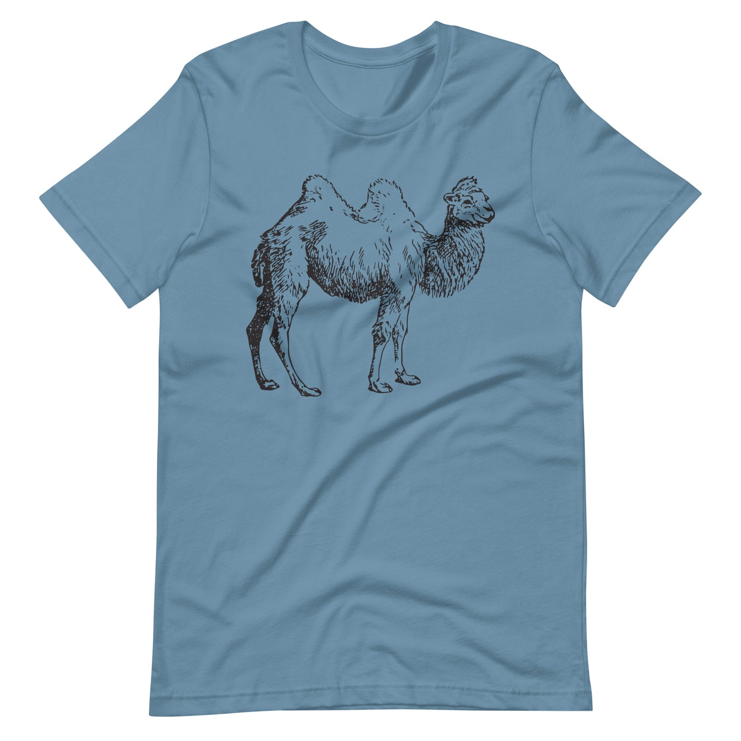 Printagon - Camel - Unisex T-shirt - Steel Blue / S