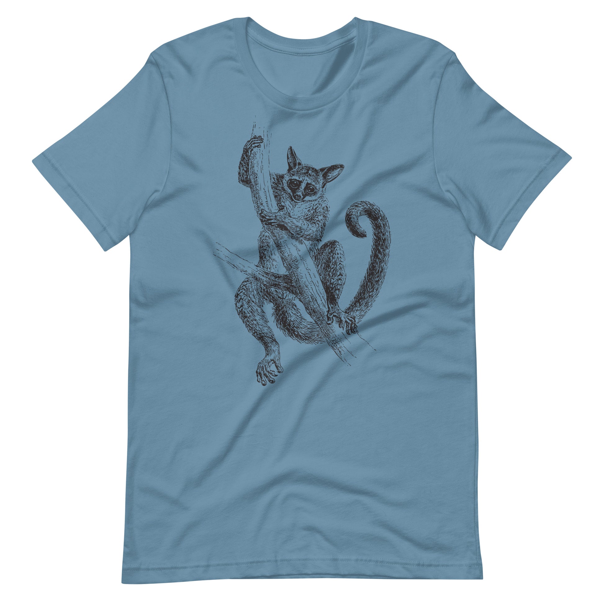 Printagon - Lemur - Unisex T-shirt - Steel Blue / S