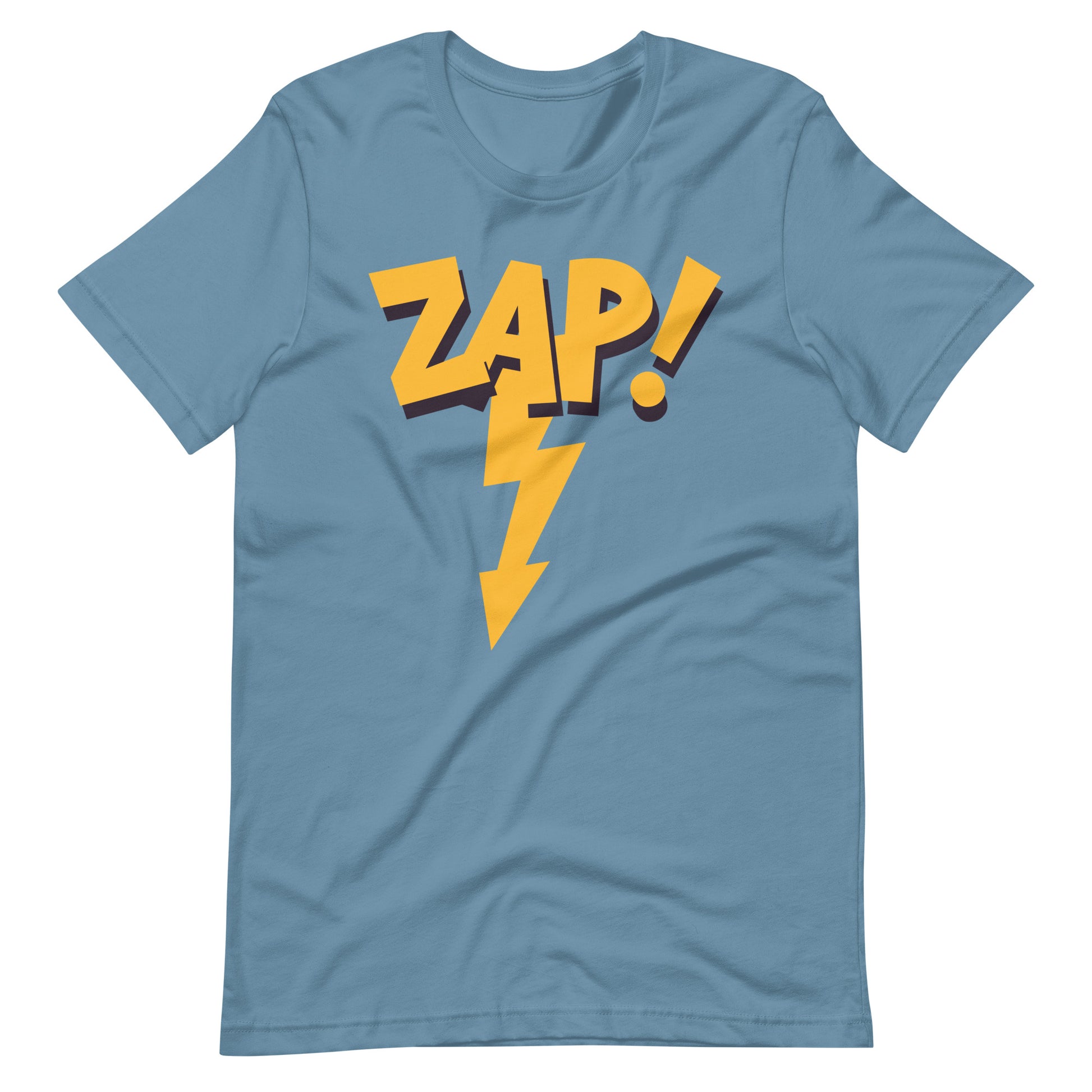 Printagon - Zap! - Unisex T-shirt - Steel Blue / S