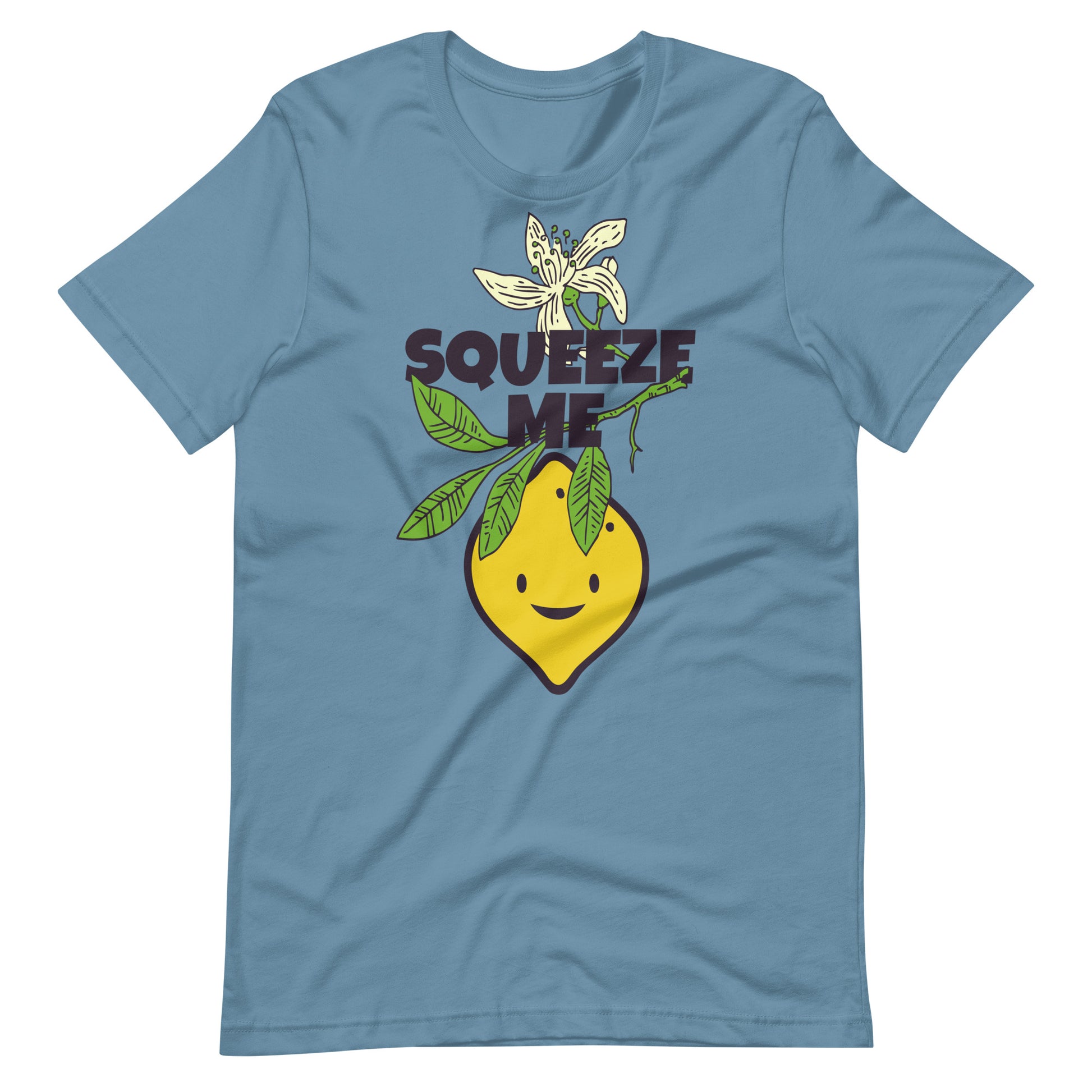 Printagon - Squeeze Me - Unisex T-shirt - Steel Blue / S