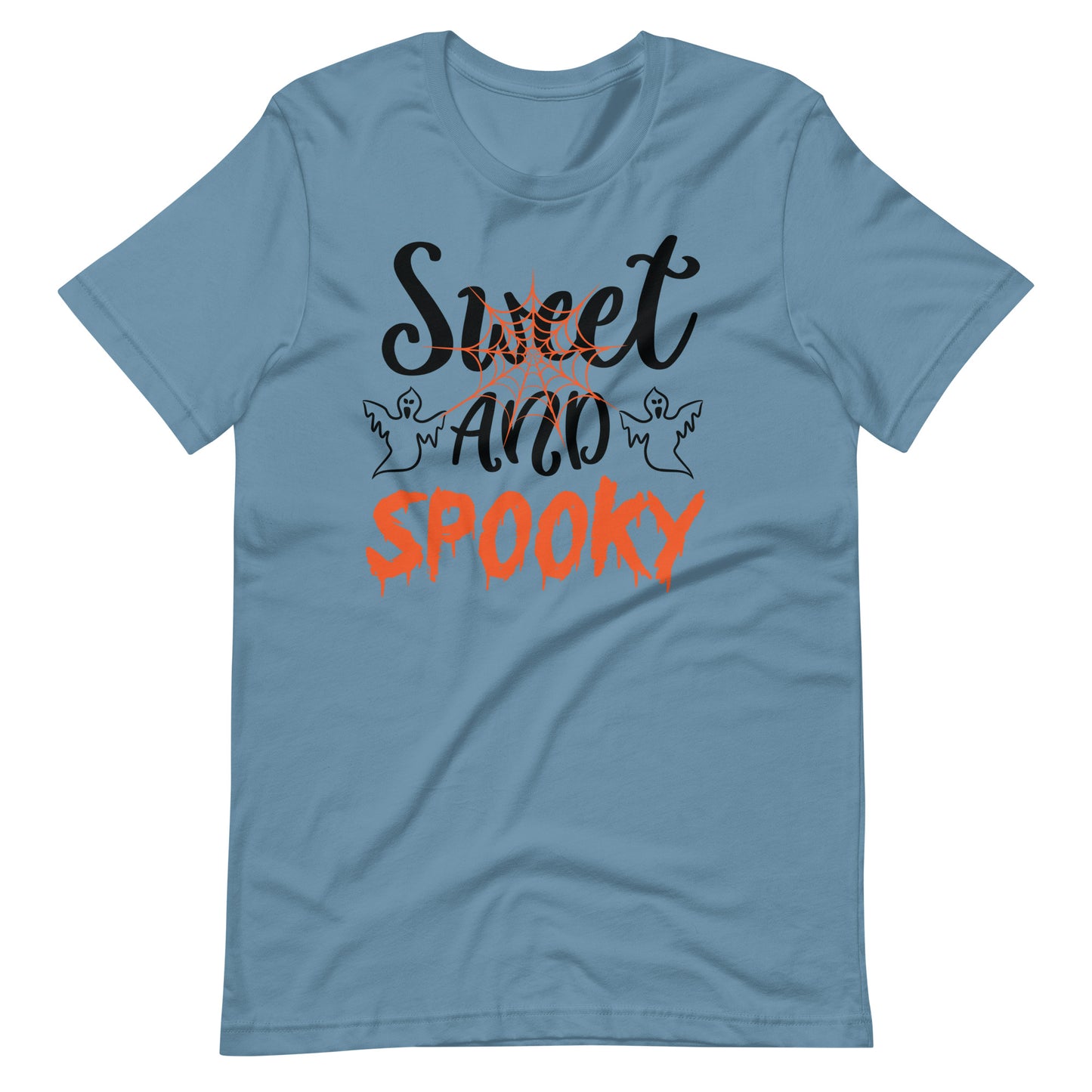 Printagon - Sweet and Spooky - Unisex T-shirt - Steel Blue / S