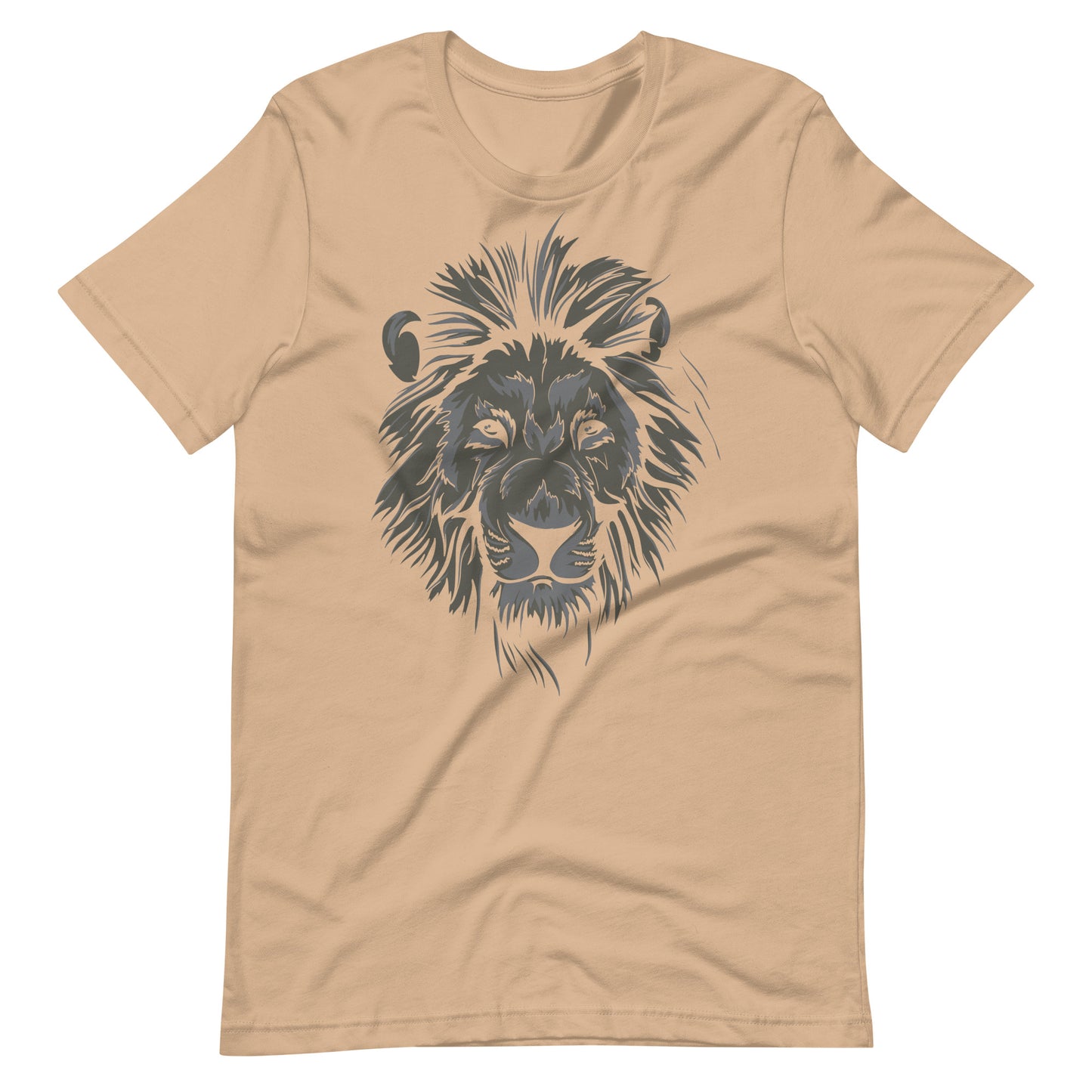 Printagon - Tiger Shadow - Unisex T-shirt - Tan / XS