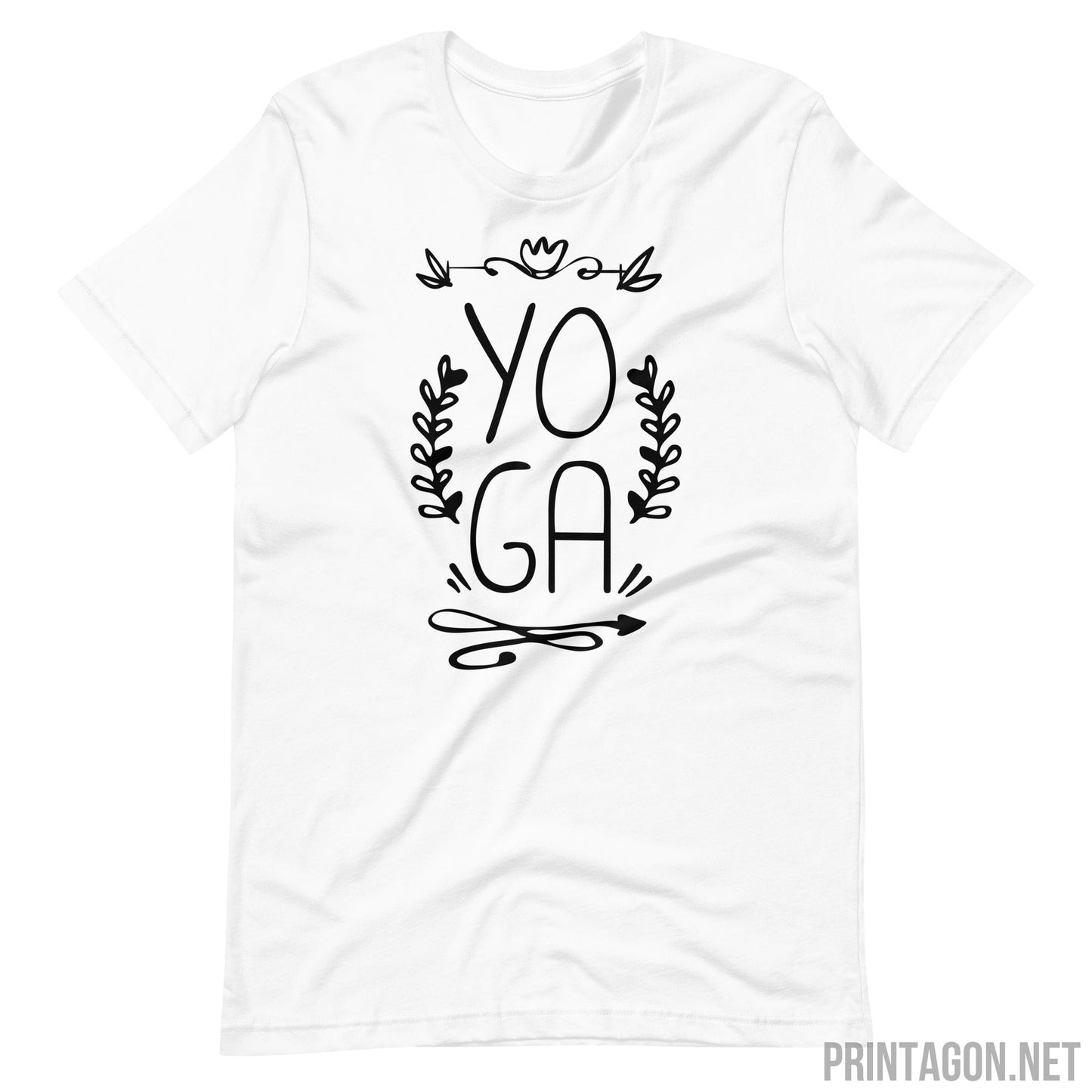 Yoga - Unisex T-shirt - White / XS Printagon