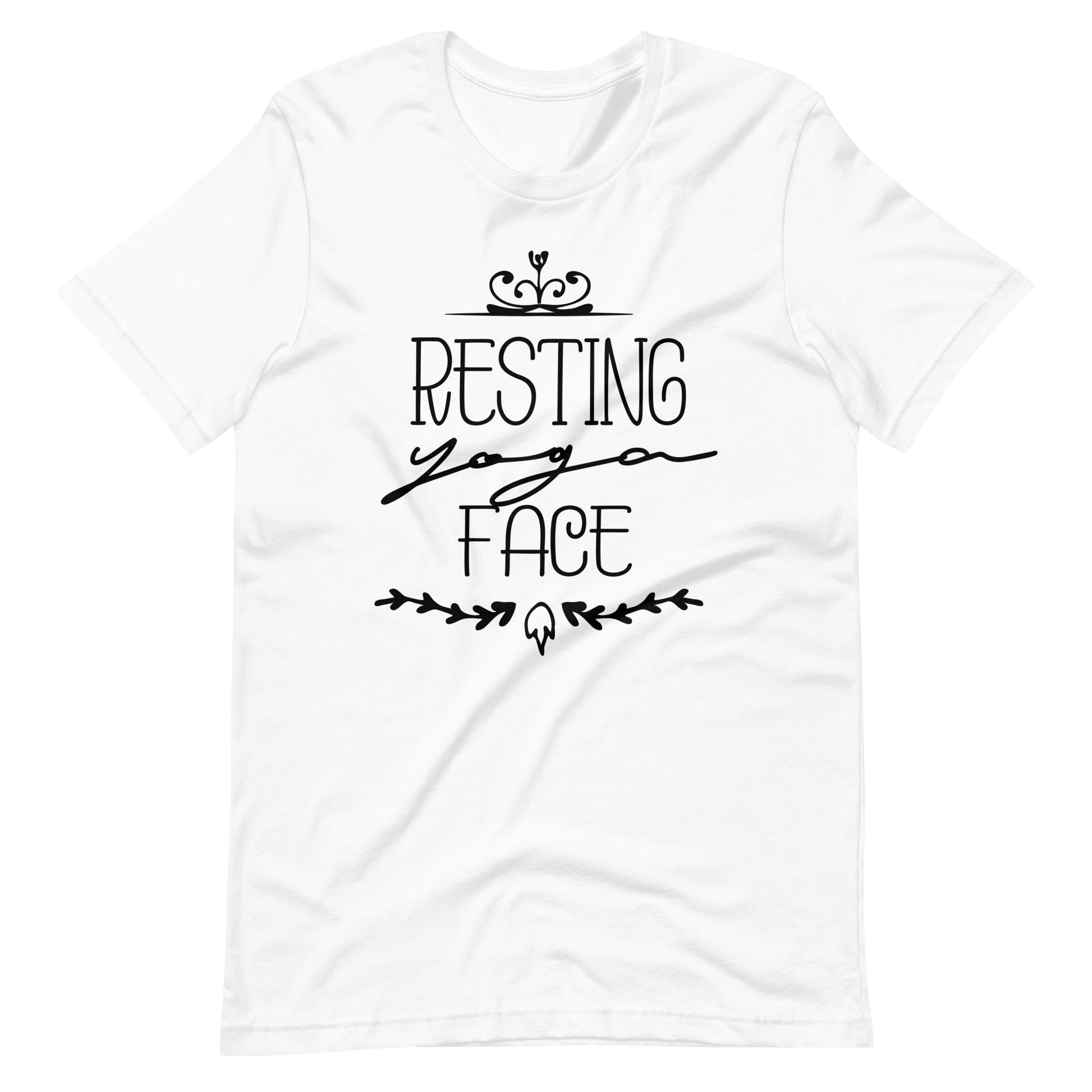 Resting Yoga Face - Unisex T-shirt - White / XS Printagon