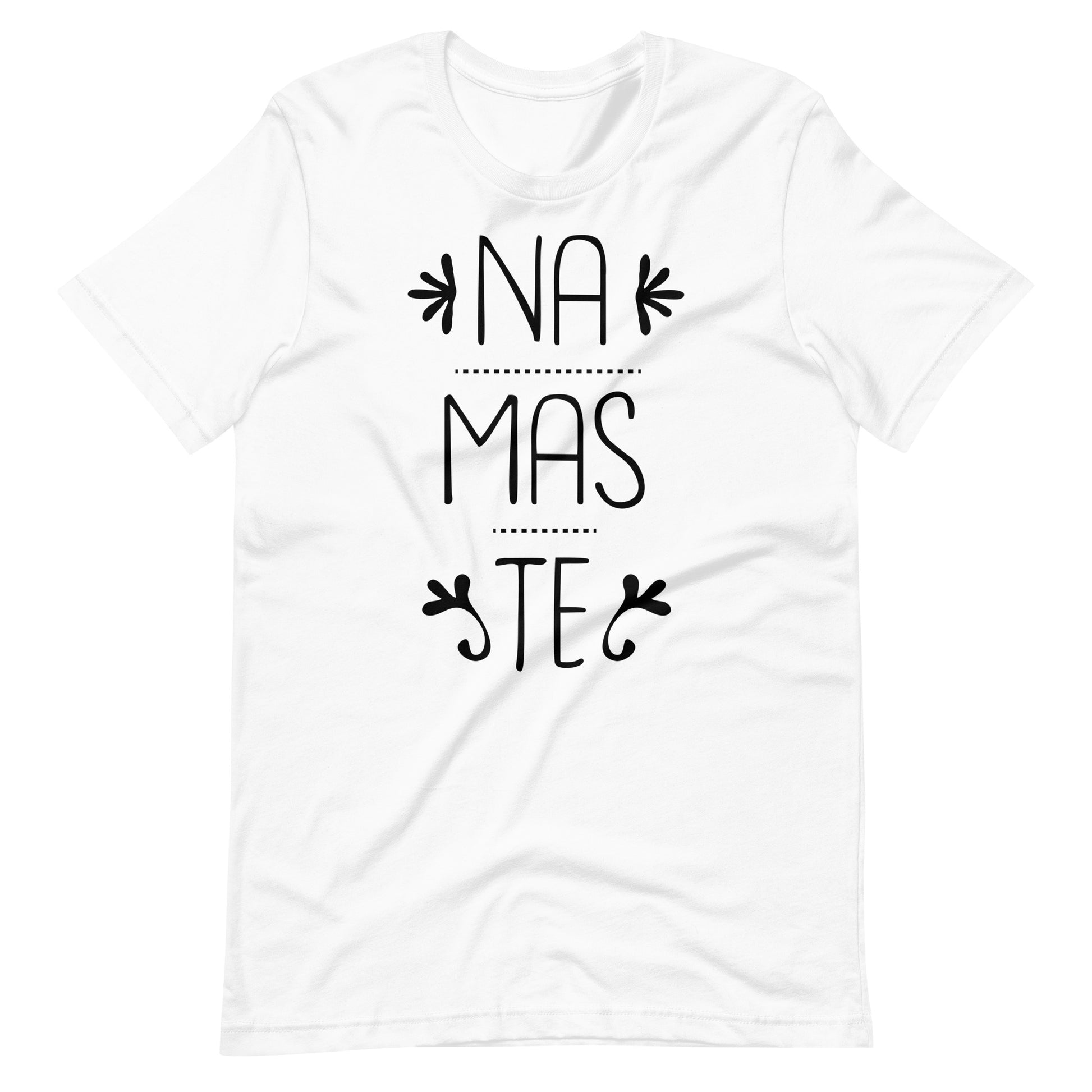 Printagon - Namaste - Unisex T-shirt - White / XS