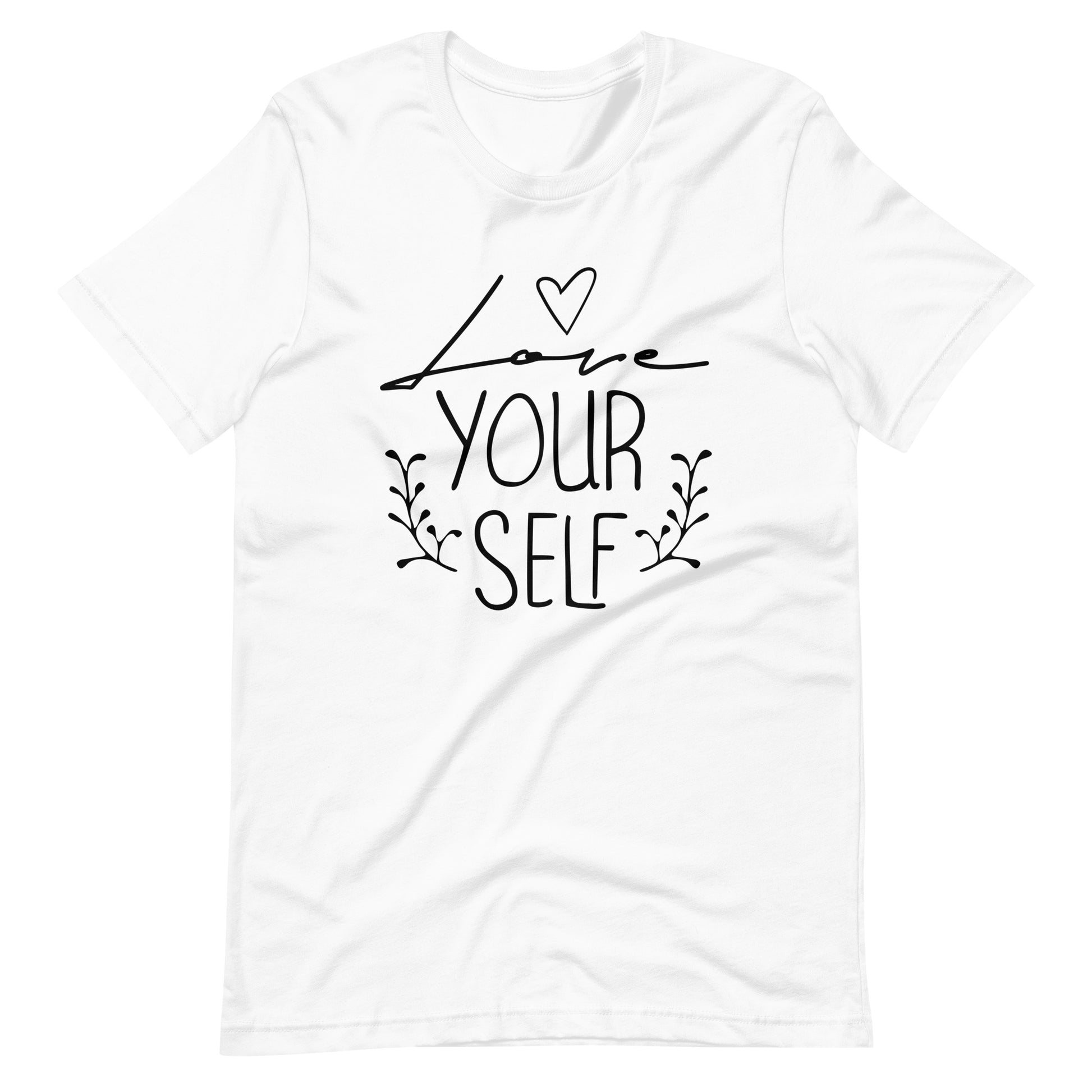 Printagon - Love Your Self 002 - Unisex T-shirt - White / XS