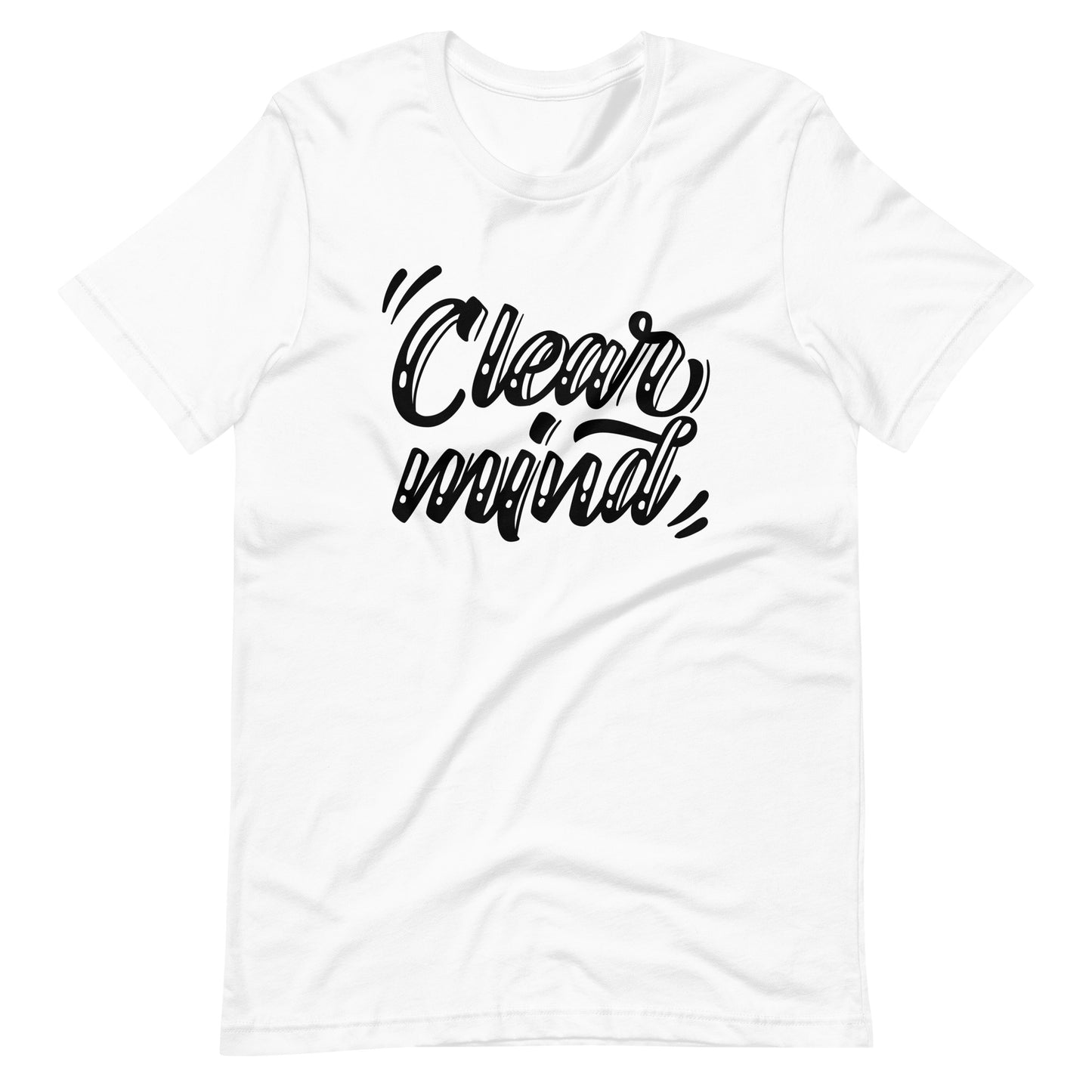 Printagon - Clear Mind - Unisex T-shirt - White / XS