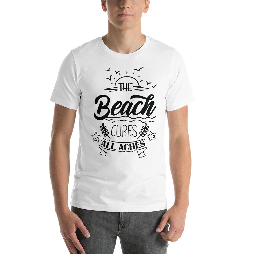 Printagon - Beach Cure All Aches - Unisex T-shirt -