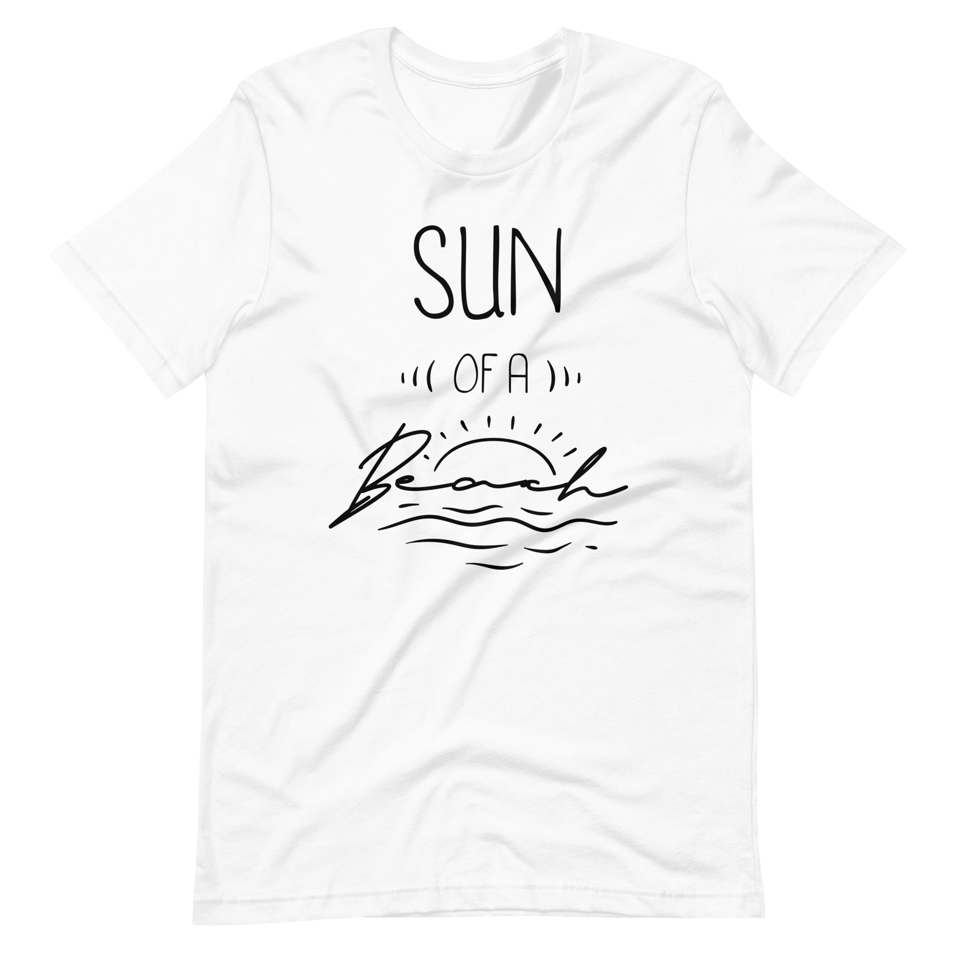 Sun Of A Beach - Unisex T-shirt - White / XS Printagon