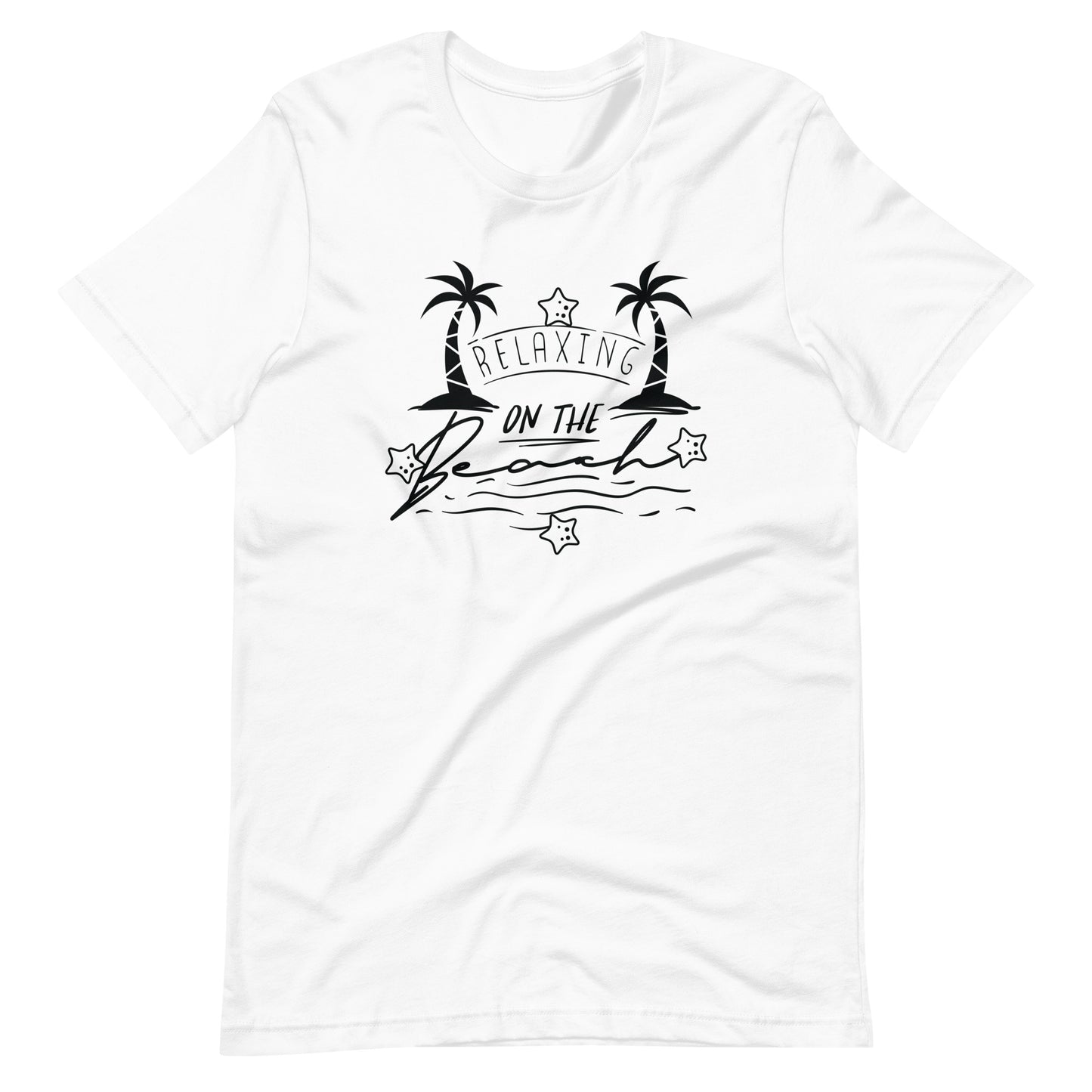 Relaxing On The Beach - Unisex T-shirt - White / XS Printagon