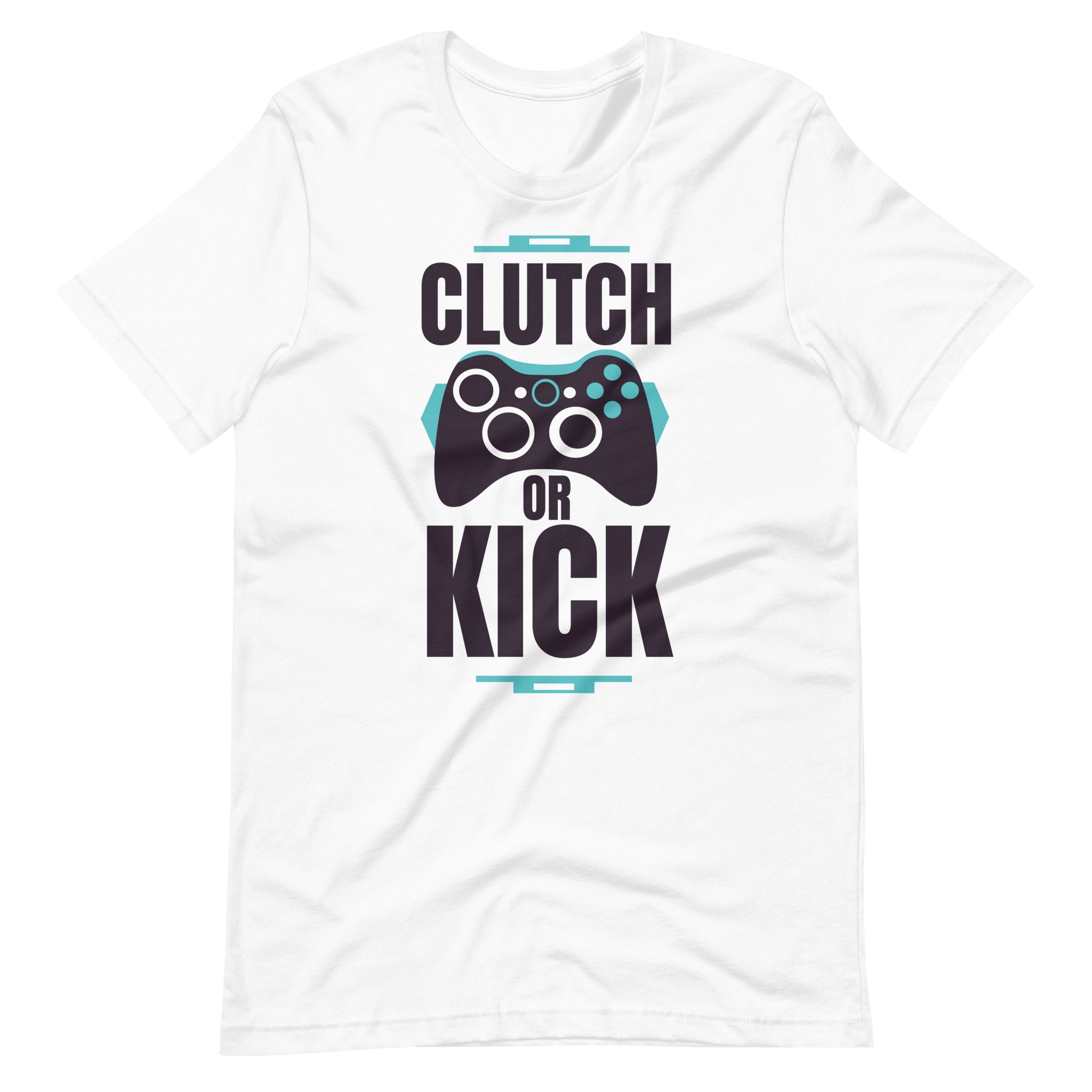 Printagon - Clutch Or Kick - Unisex T-shirt - White / XS