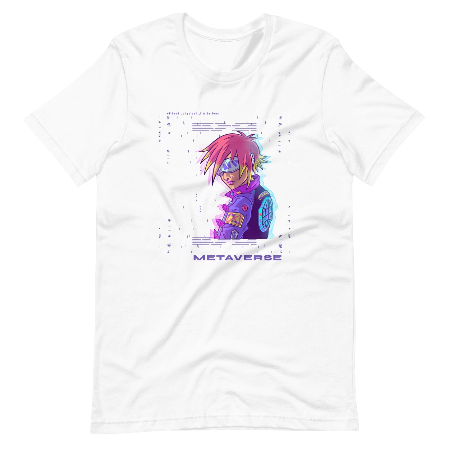 Metaverse 002 - Unisex T-shirt - White / XS Printagon