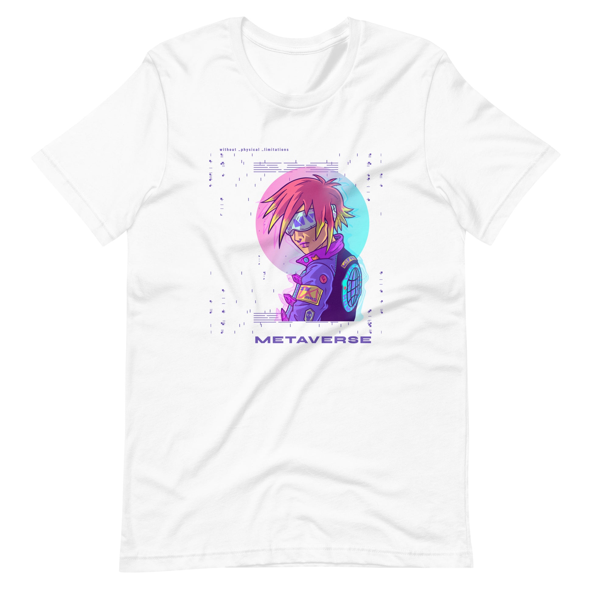 Metaverse 003 - Unisex T-shirt - White / XS Printagon