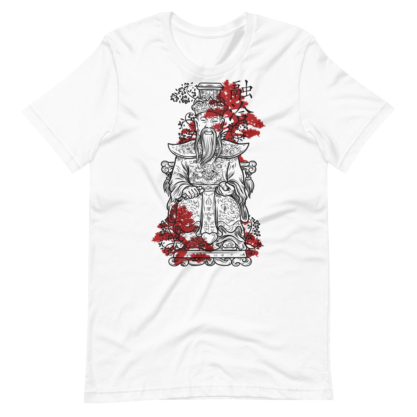 Printagon - Buddha Meditation - T-shirt - White / XS