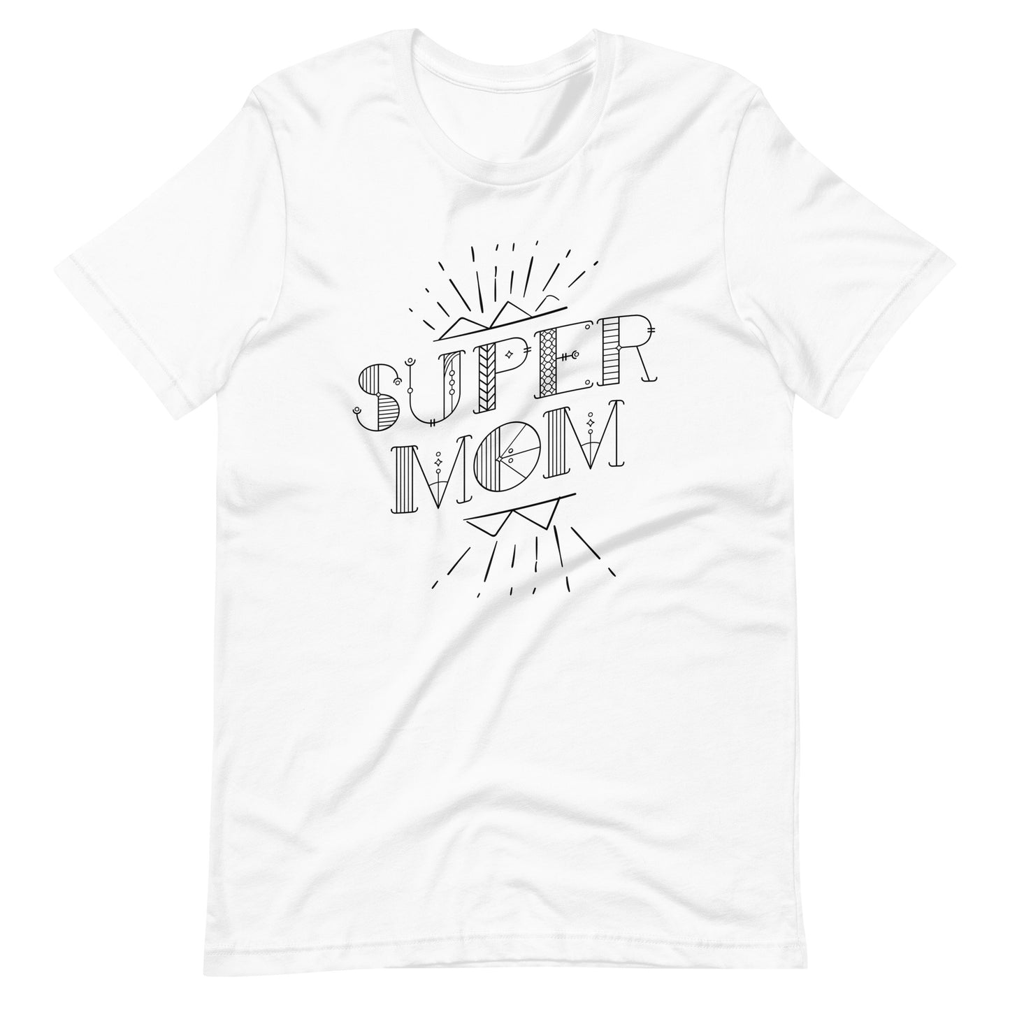 Super Mom 002 - T-shirt - White / XS Printagon