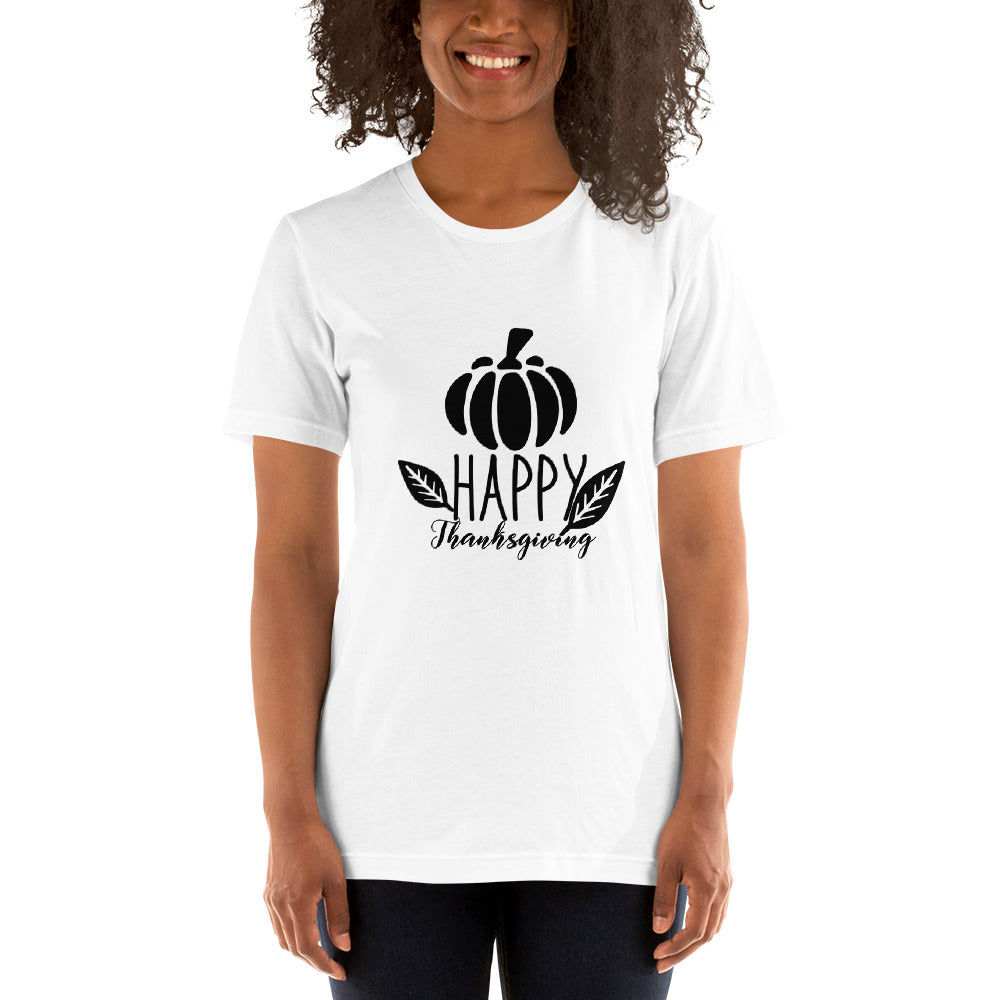 Printagon - Happy Thanks Giving 001 - Unisex T-shirt -