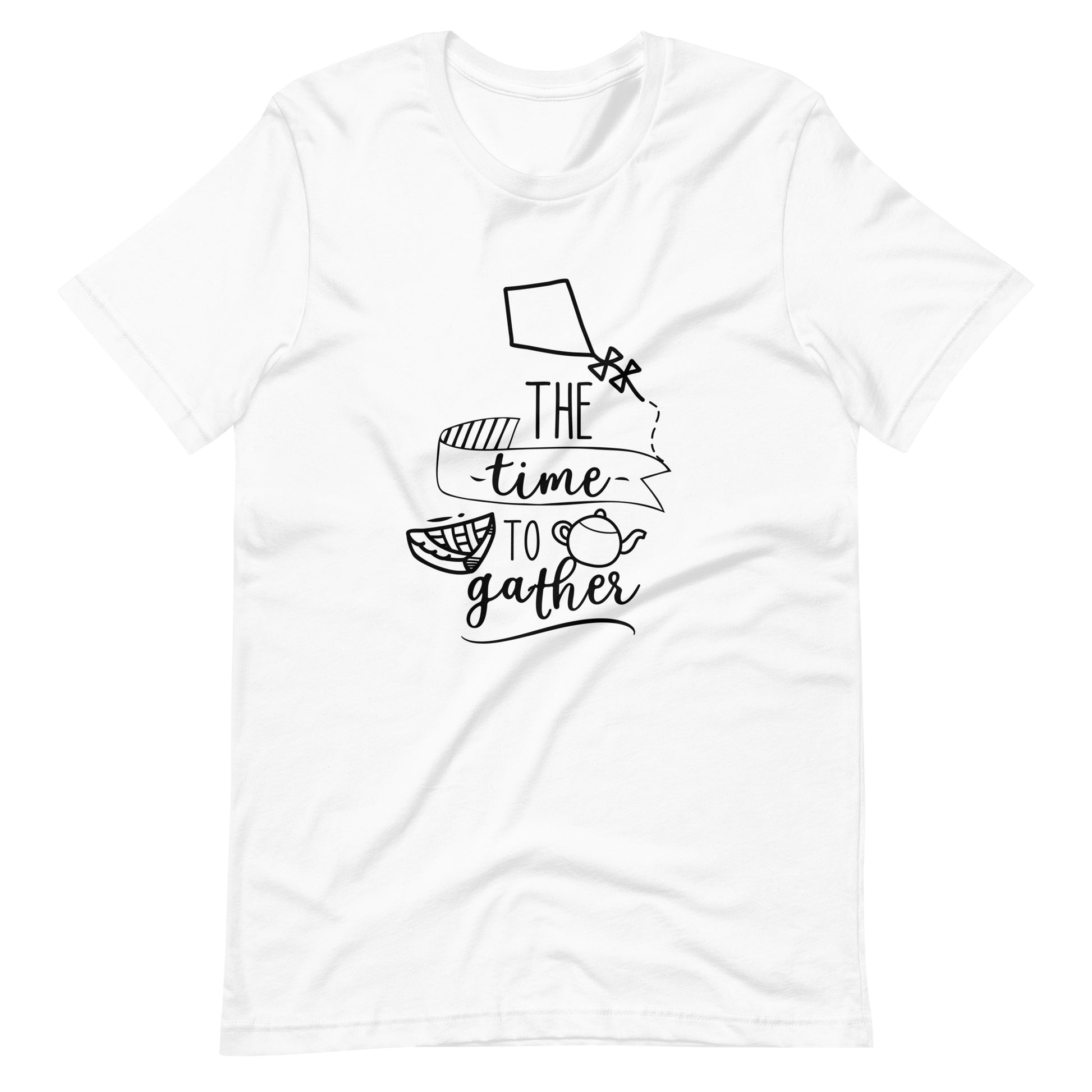 The Time To Gather - Unisex T-shirt - White / XS Printagon