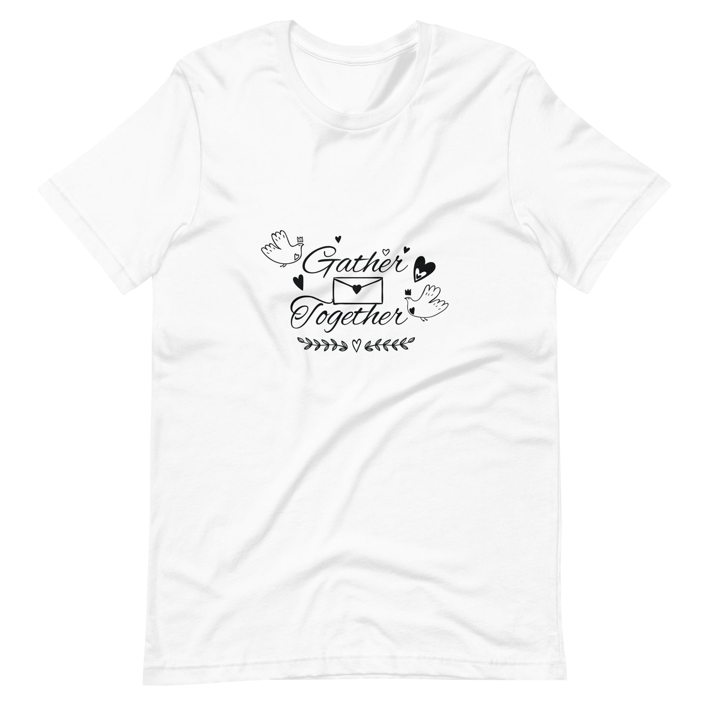 Printagon - Gather Together - Unisex T-shirt - White / XS