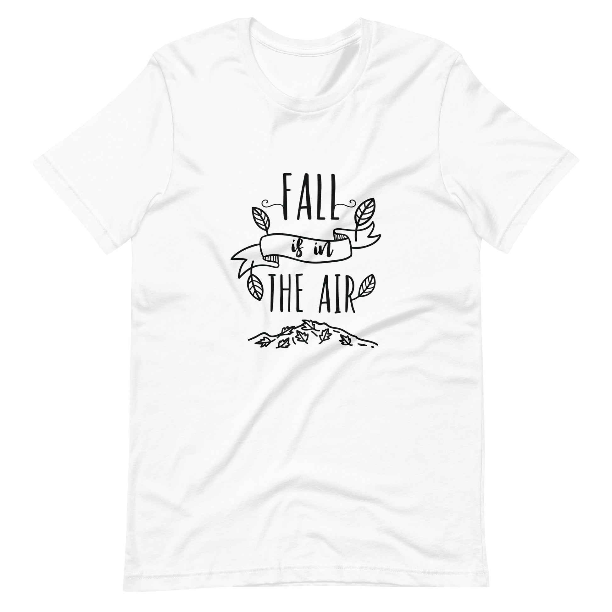 Printagon - Fall Is In The Air - Unisex T-shirt - White / XS