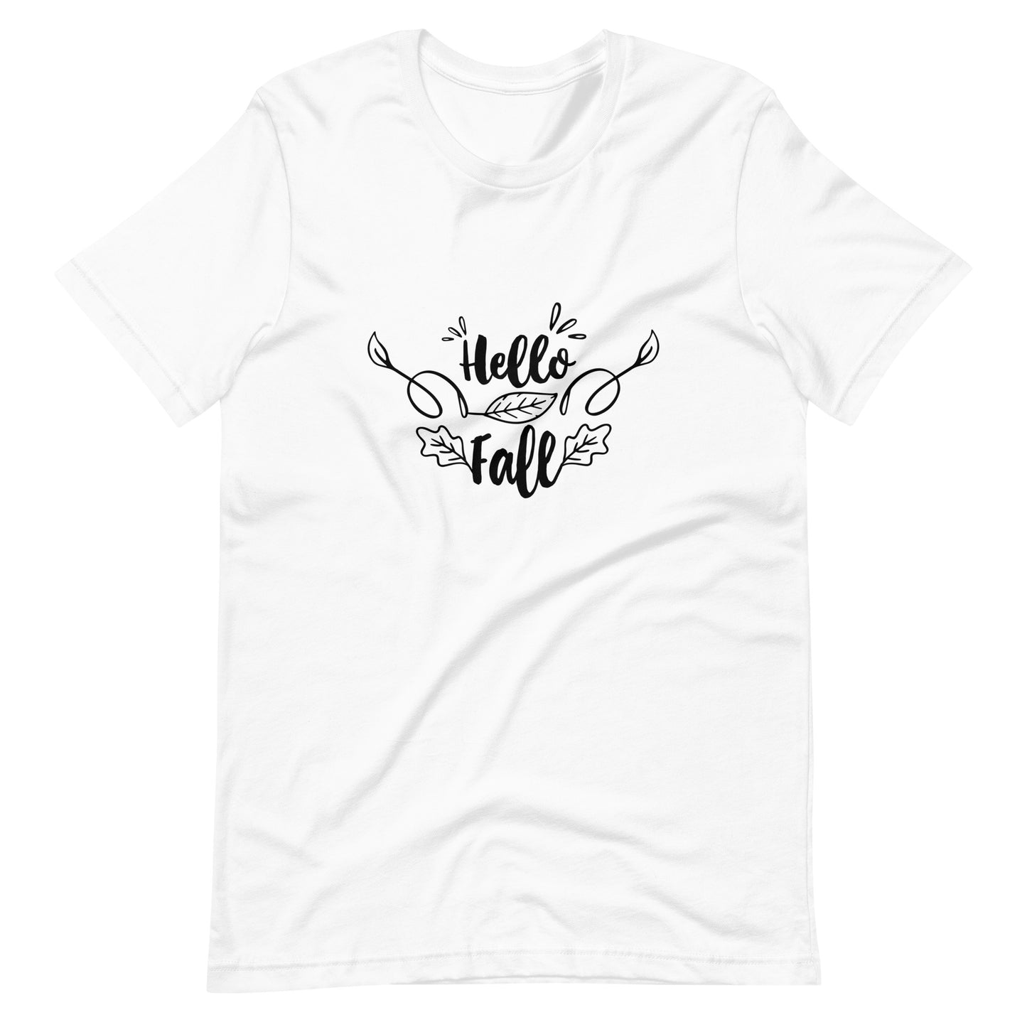 Printagon - Hello Fall 002 - Unisex T-shirt - White / XS