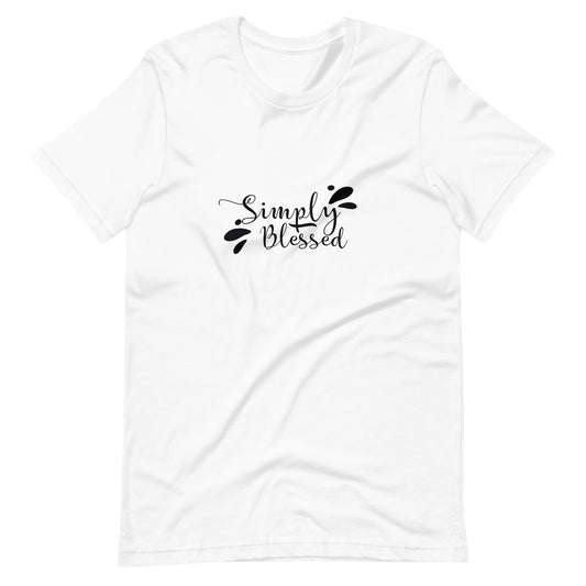 Simply Blessed 002 - Unisex T-shirt - White / XS Printagon